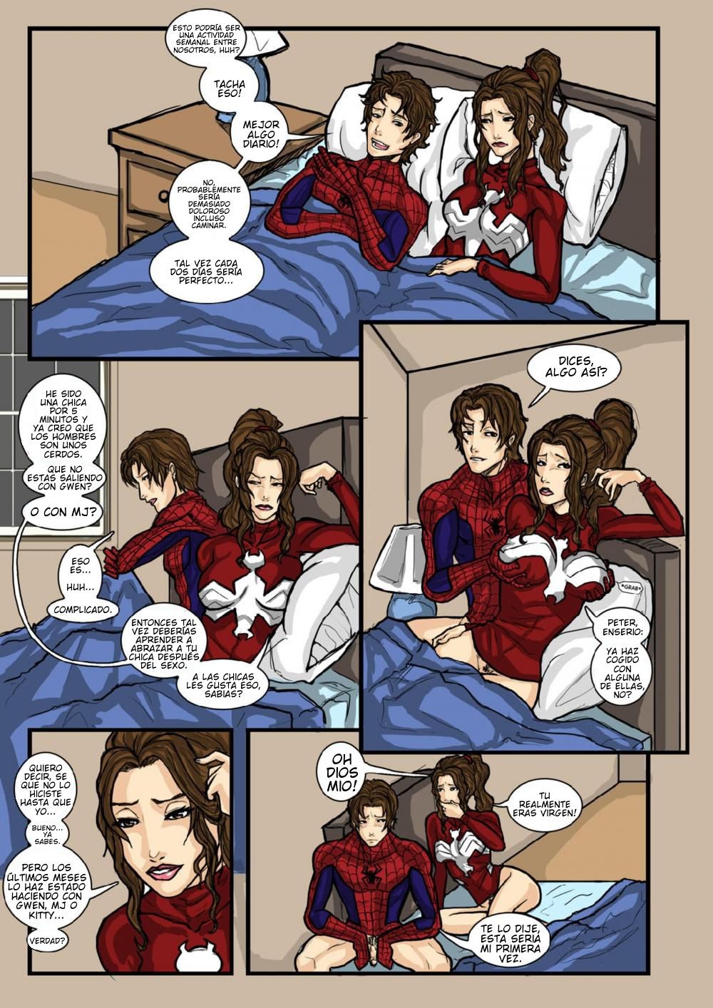 Spidercest 4 porn comic picture 2