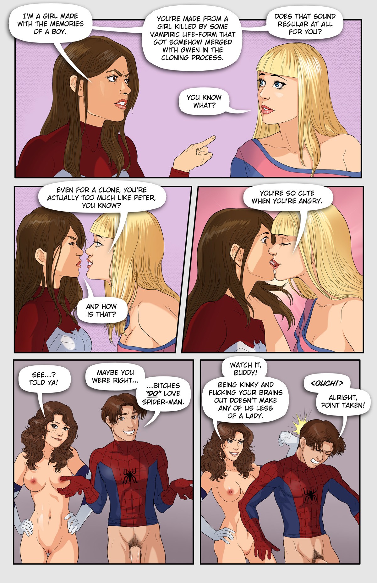 Spidercest 6 porn comic picture 3