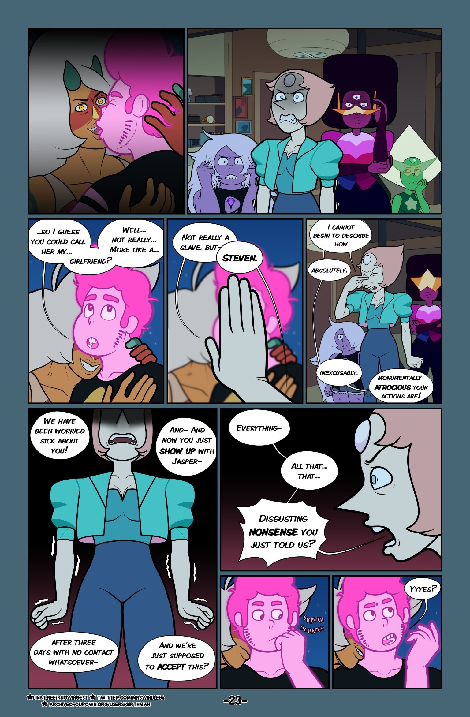 Steven Universe Fervor 1 porn comic picture 24