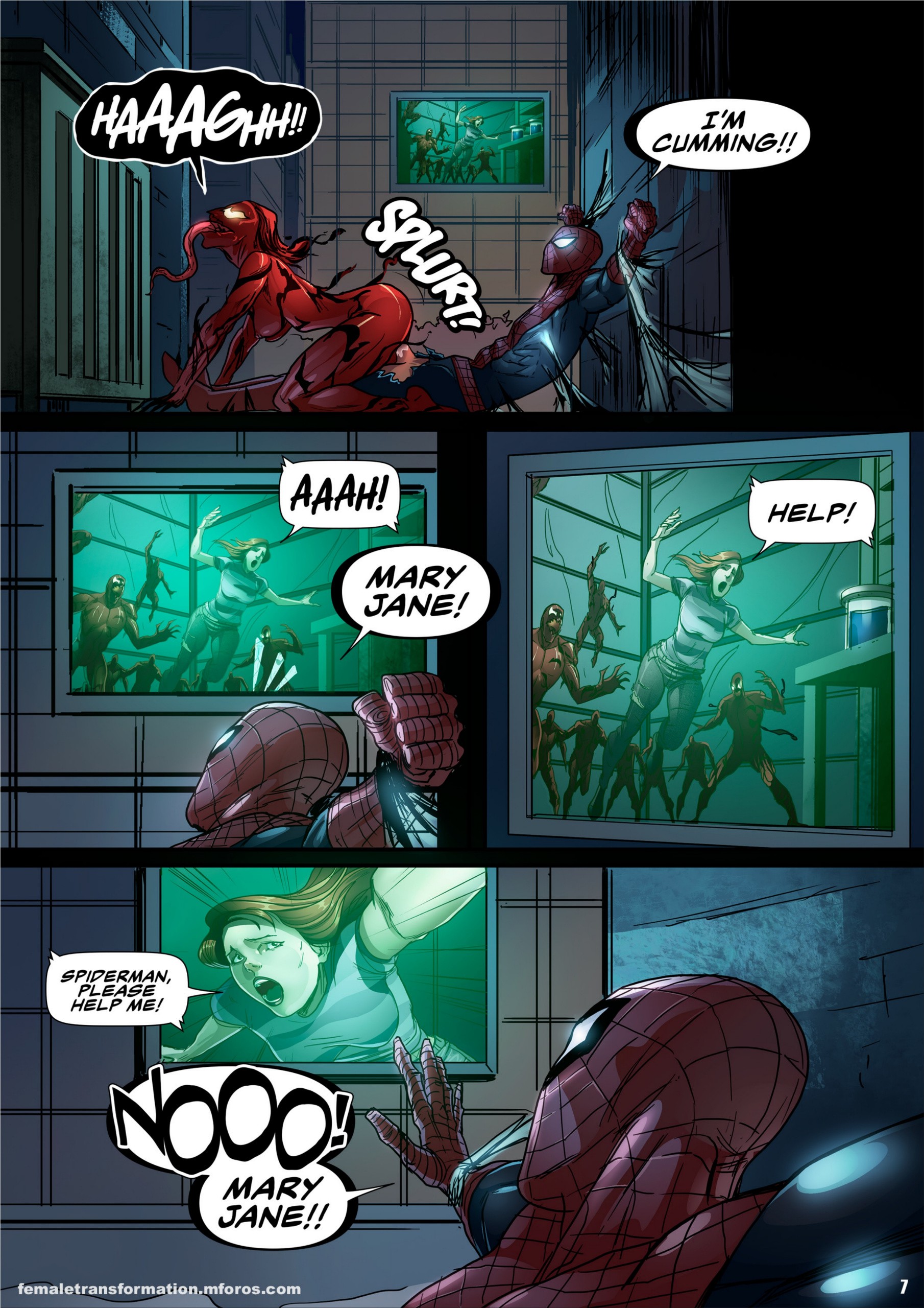 Symbiote Queen 1 porn comic picture 8