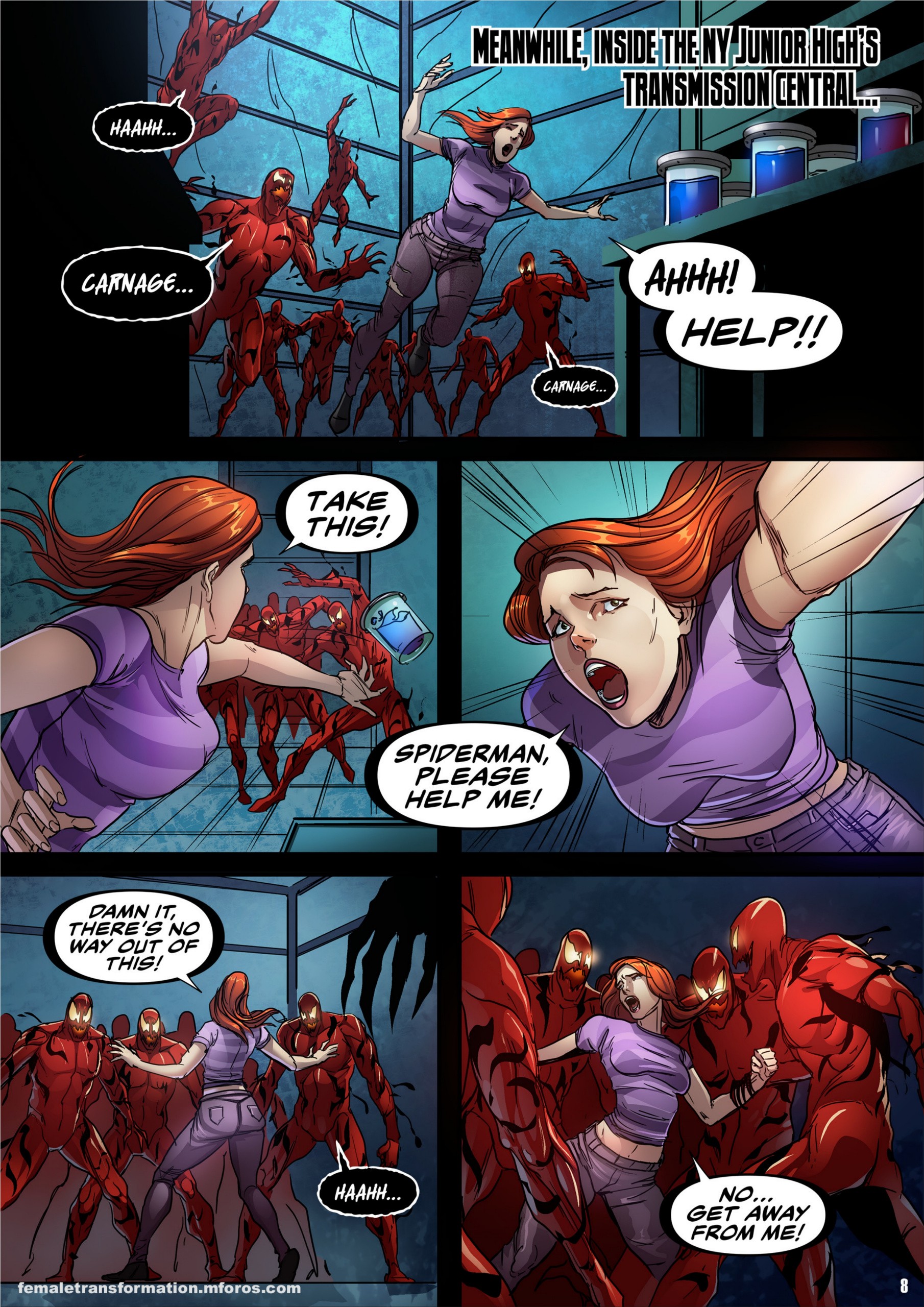 Symbiote Queen 1 porn comic picture 9