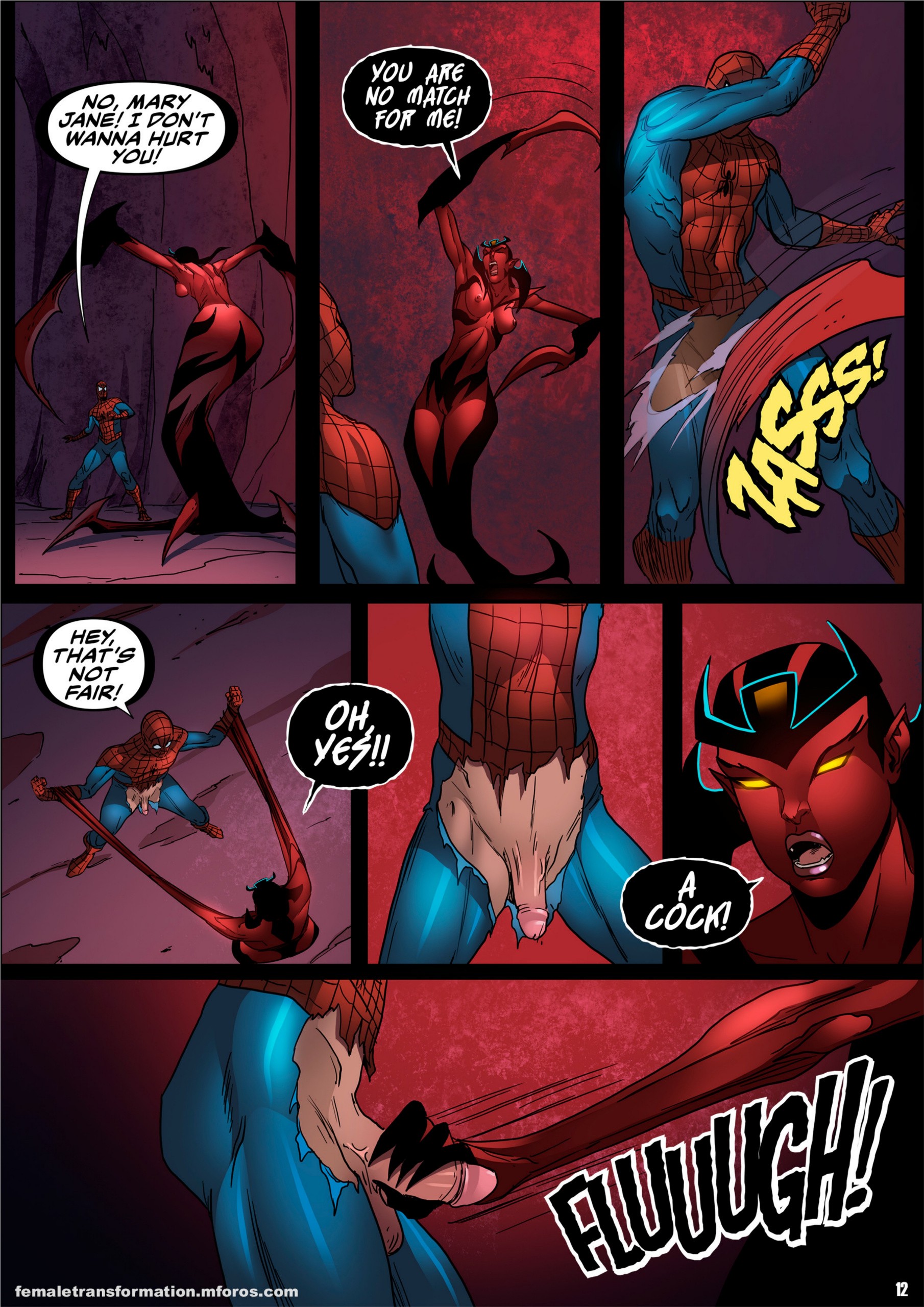 Symbiote Queen 2 porn comic picture 13