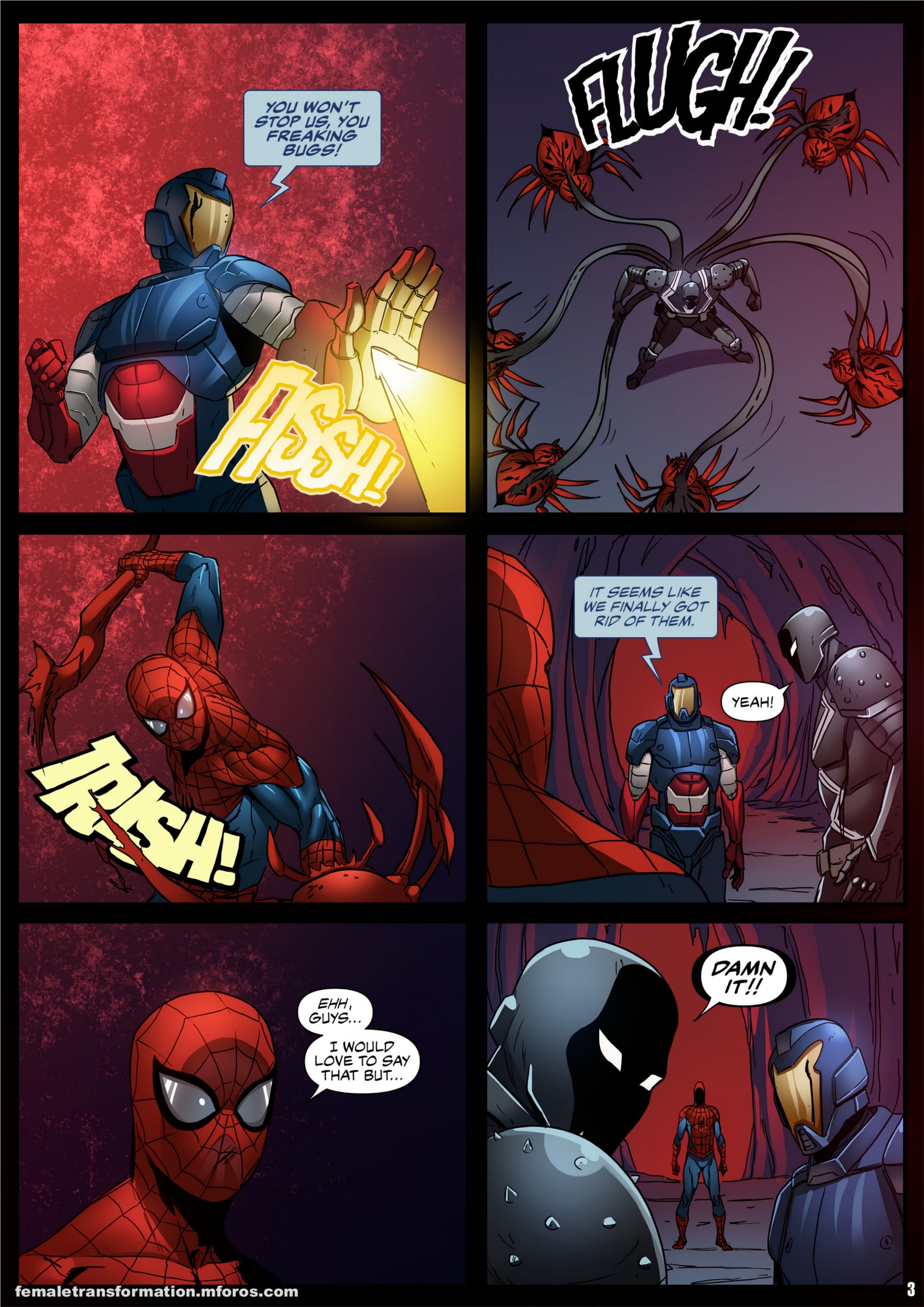 Symbiote Queen 2 porn comic picture 4