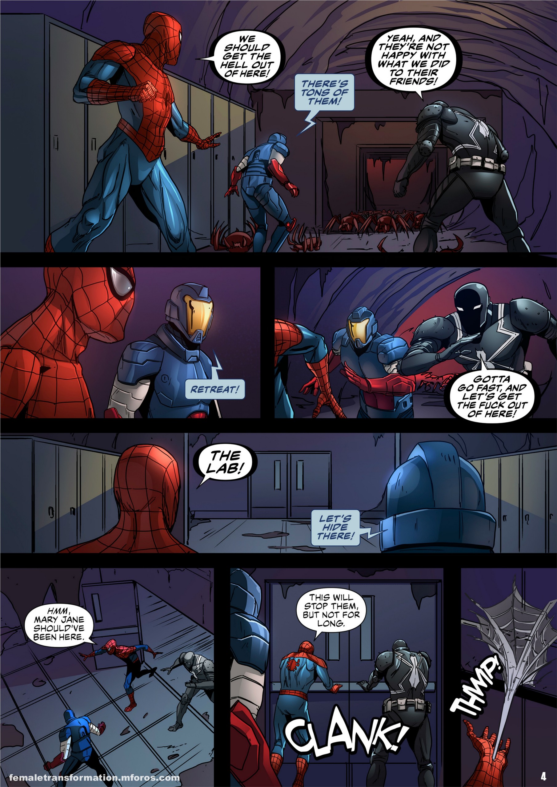 Symbiote Queen 2 porn comic picture 5