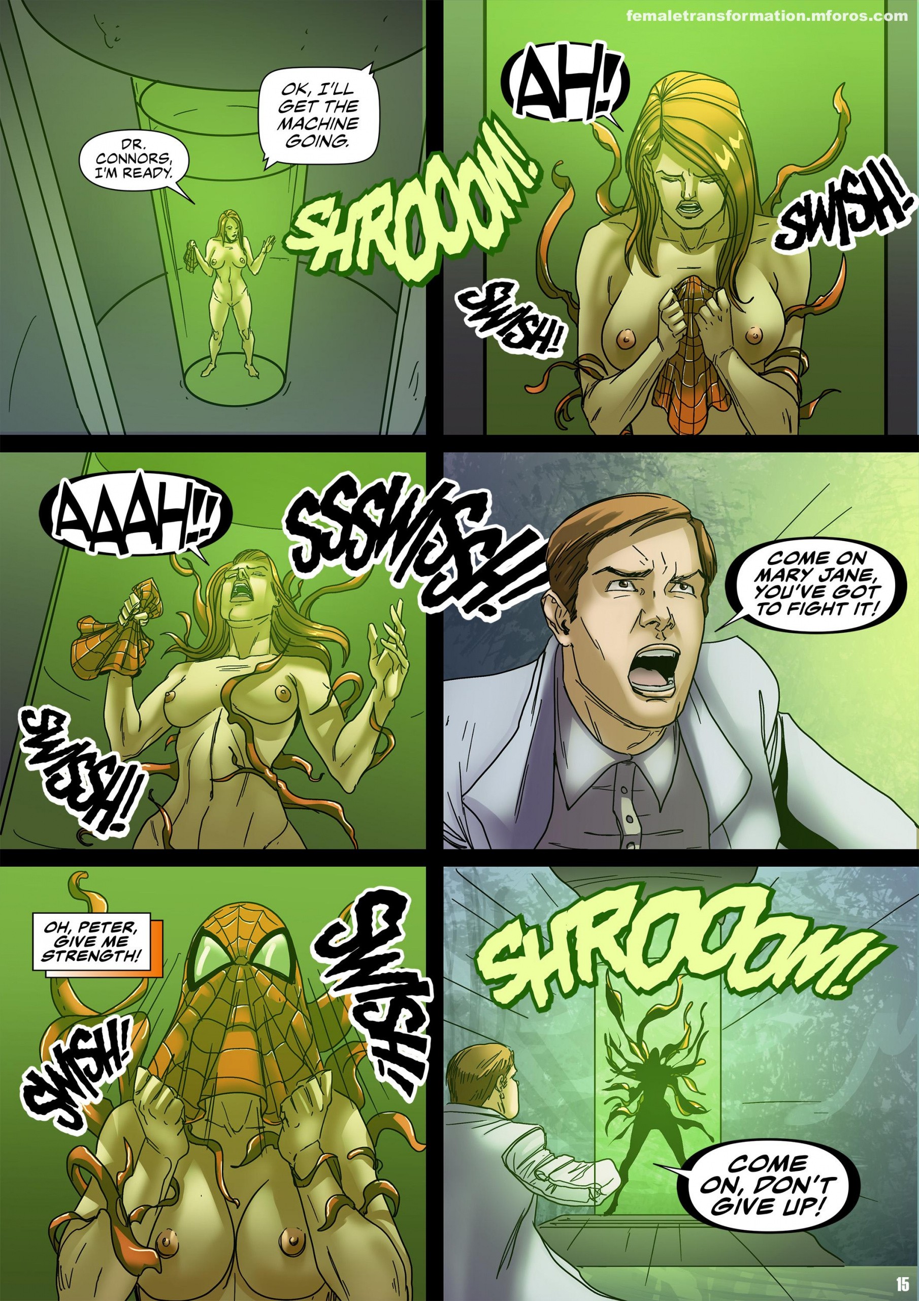 Symbiote Queen 3 porn comic picture 16