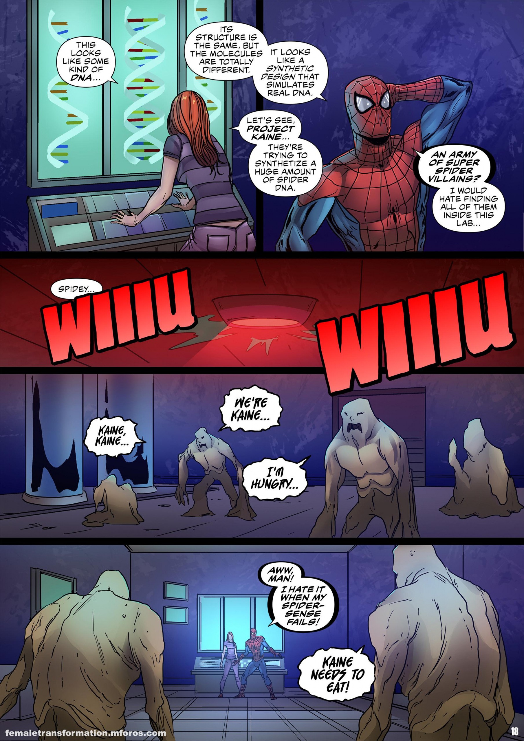 Symbiote Queen 3 porn comic picture 19