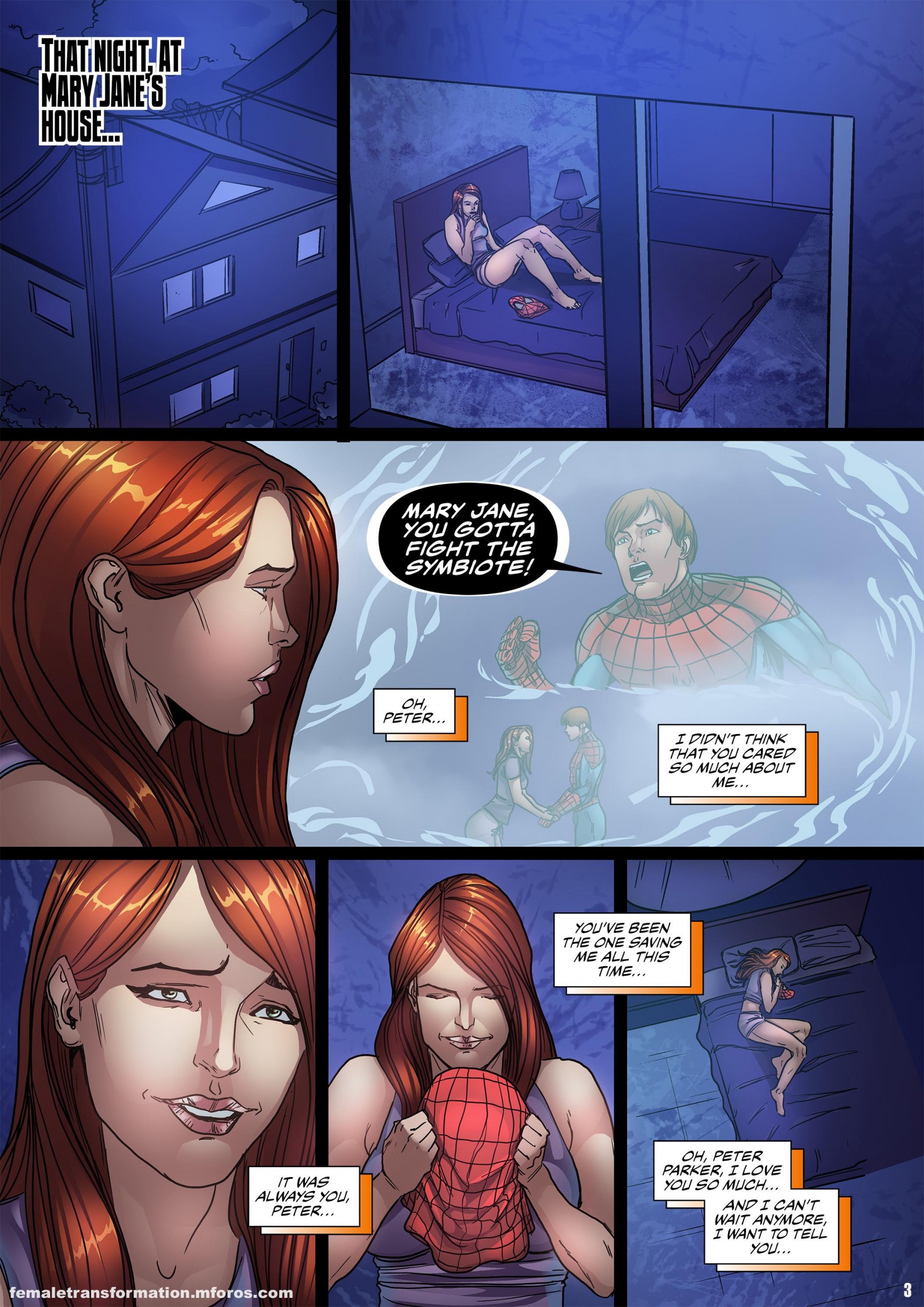 Symbiote Queen 3 porn comic picture 4