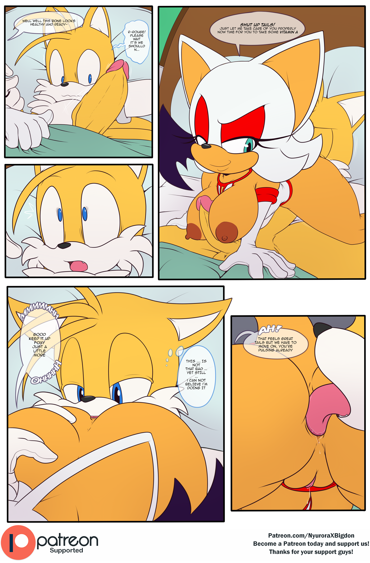 Tail's Treatment porn comic picture 2