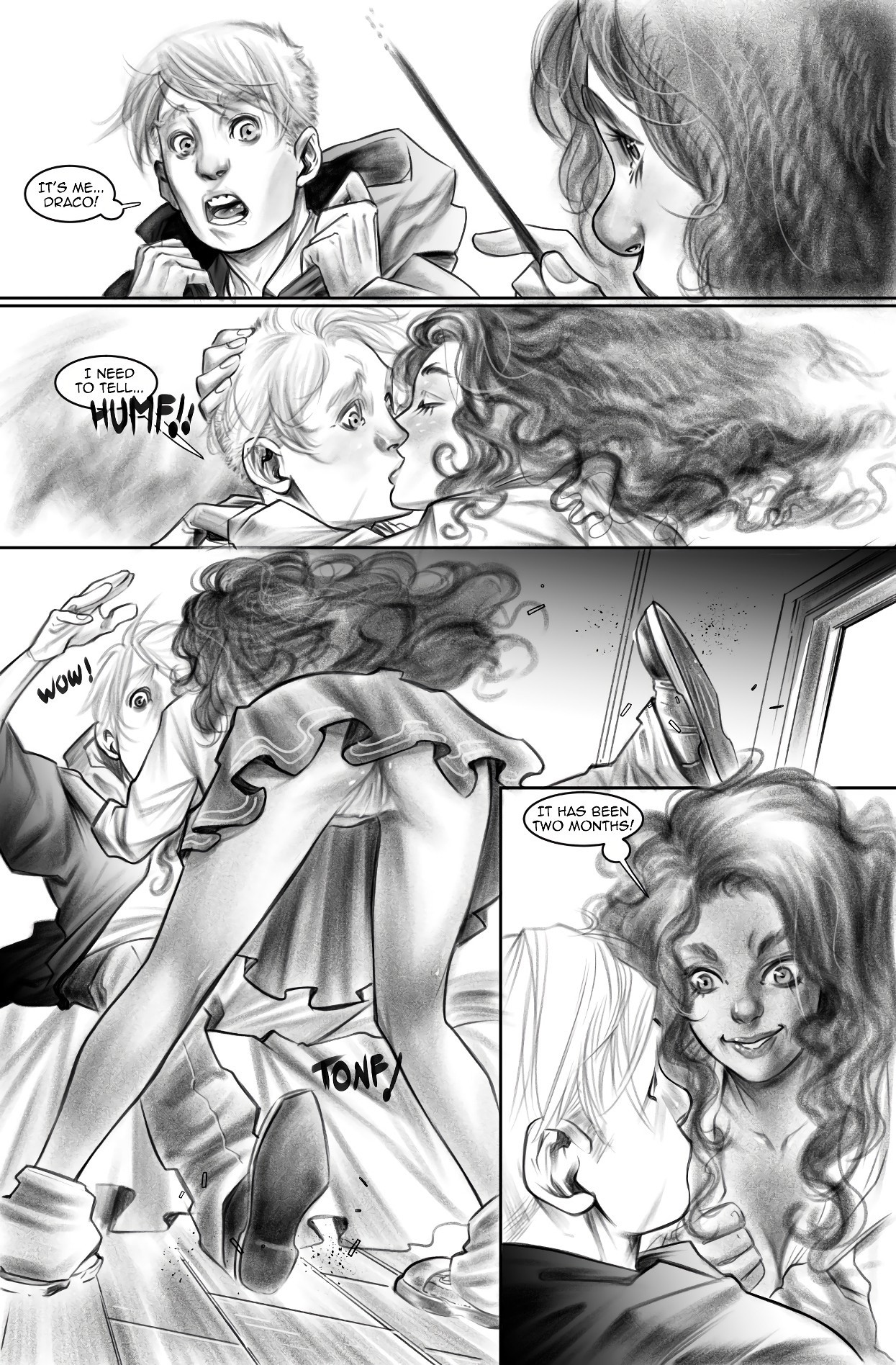 The Harry Potter Experiment 2 porn comic picture 4