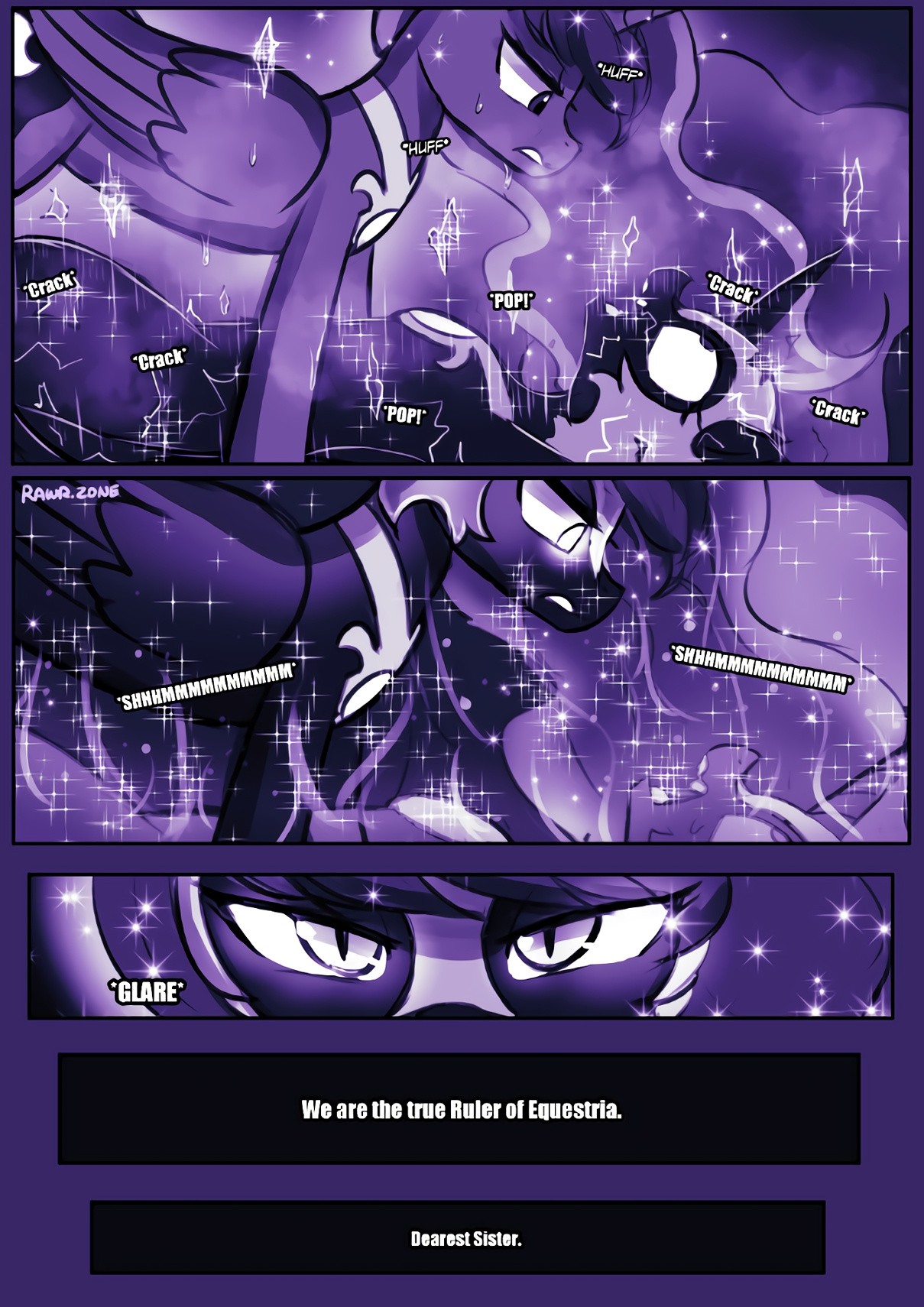 The Nightmare Moon Struggle porn comic picture 11