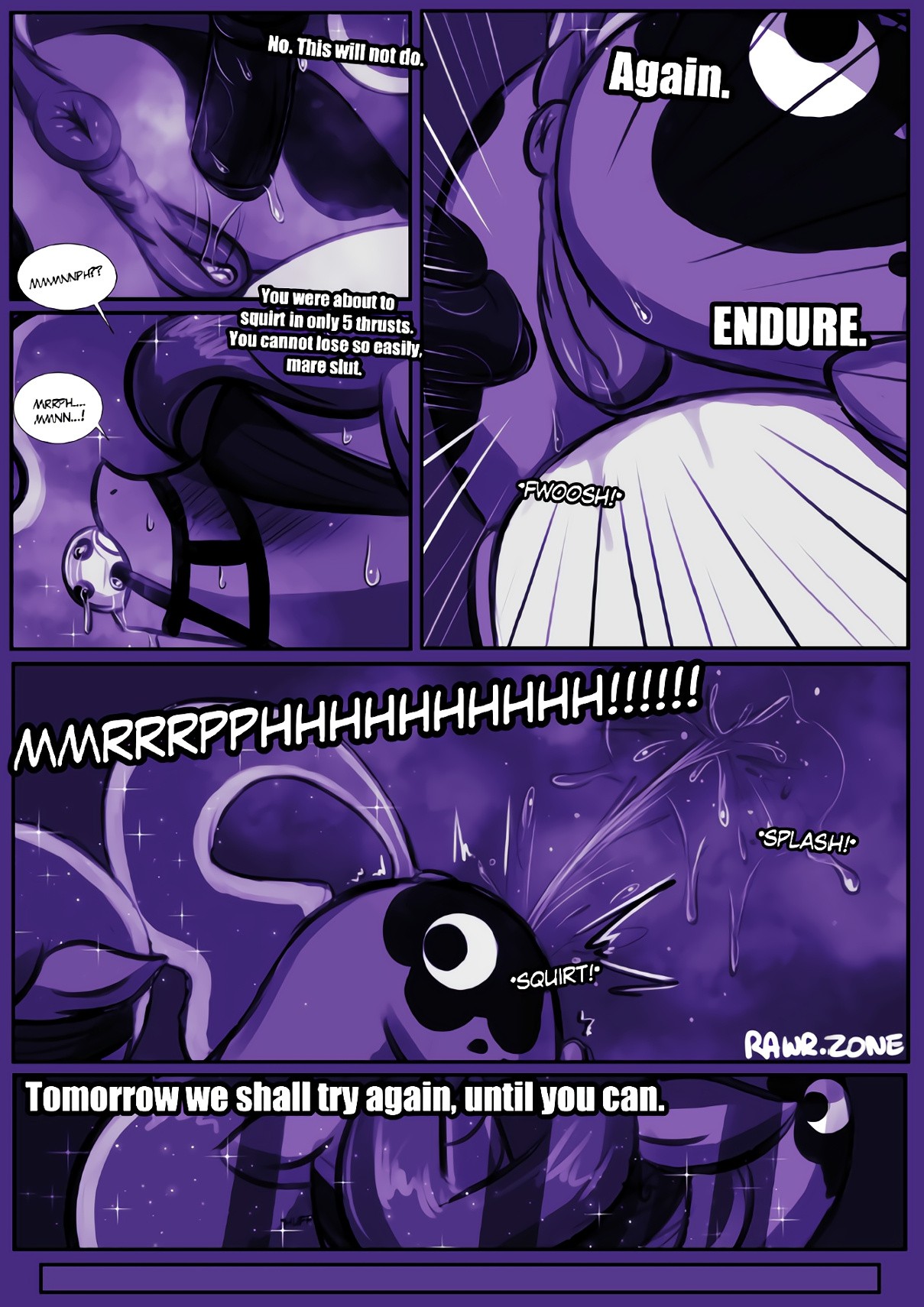 The Nightmare Moon Struggle porn comic picture 4