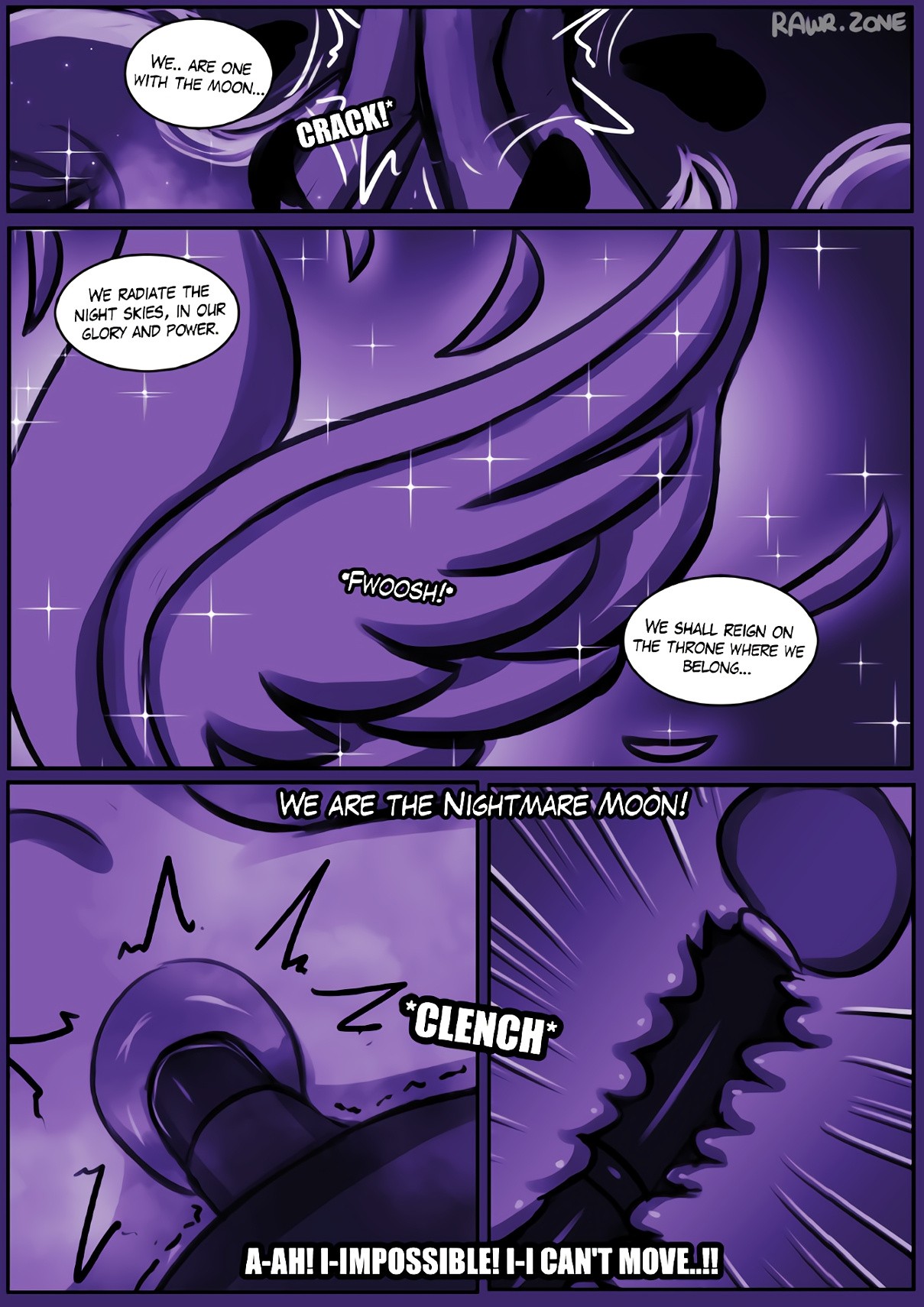 The Nightmare Moon Struggle porn comic picture 8