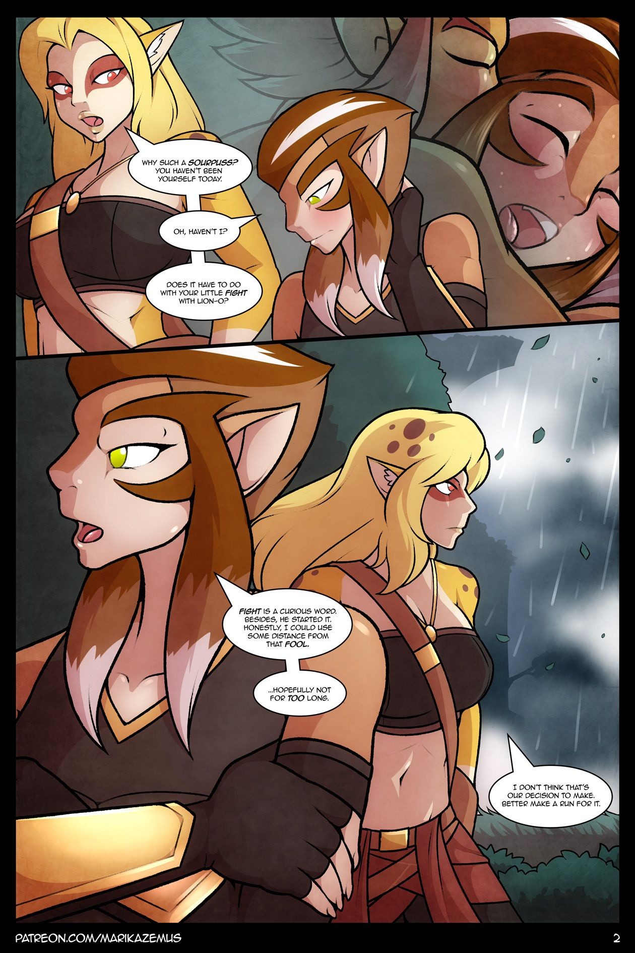 Thundercats: Heavy Rain porn comic picture 2