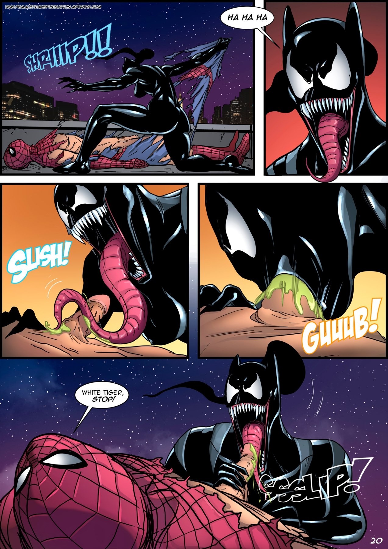 Ultimate Symbiote porn comic picture 21