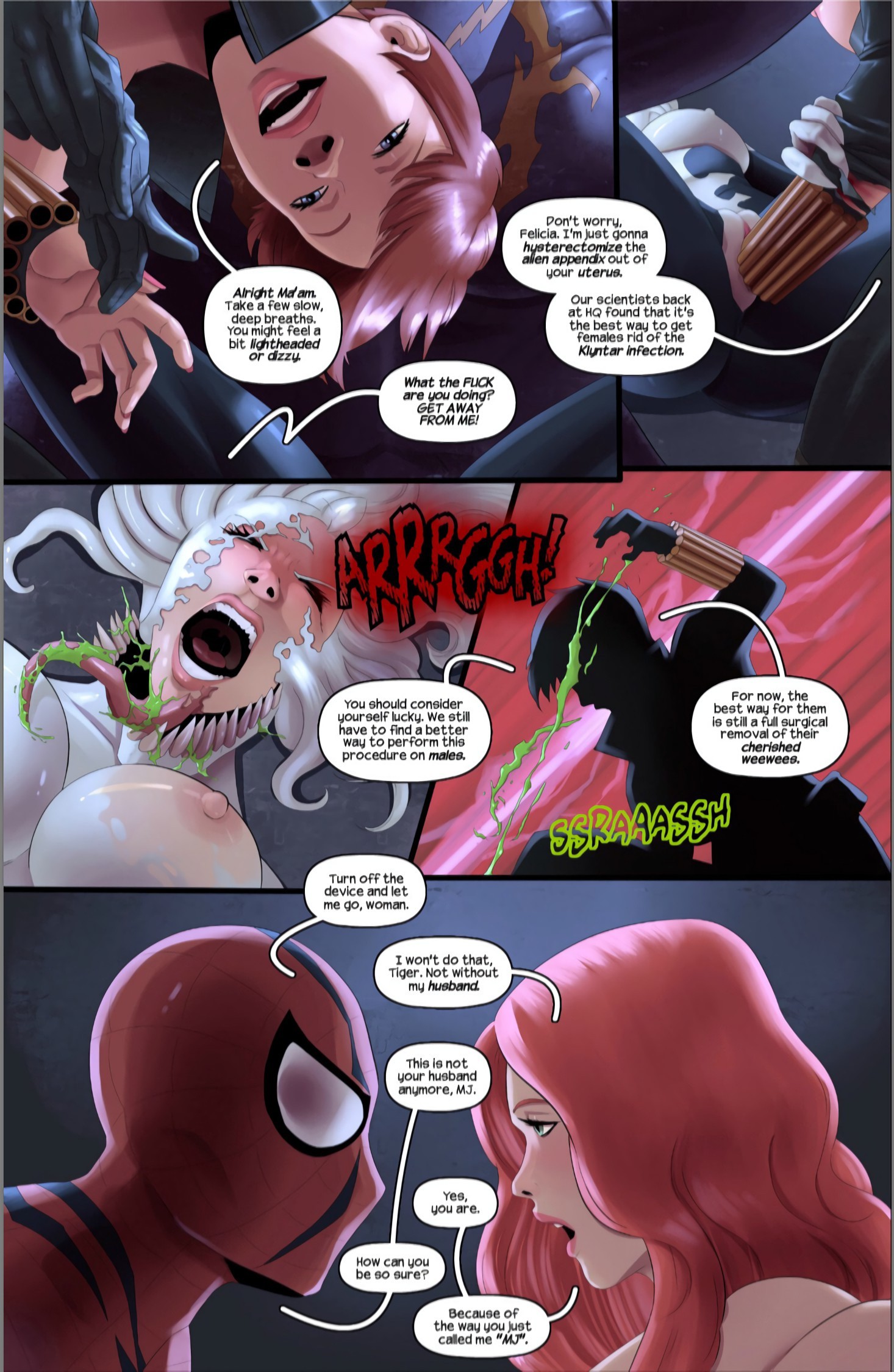 Web of Shadows porn comic picture 9