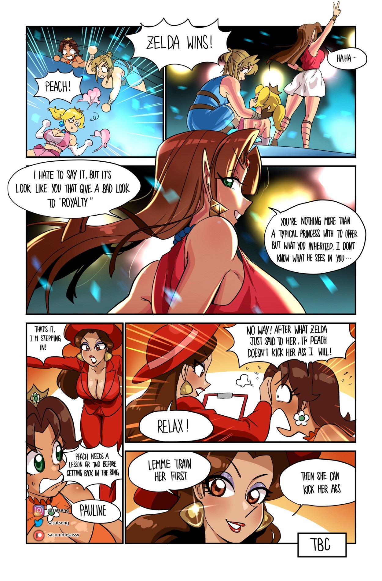 Wrestling Princess 1 porn comic picture 30