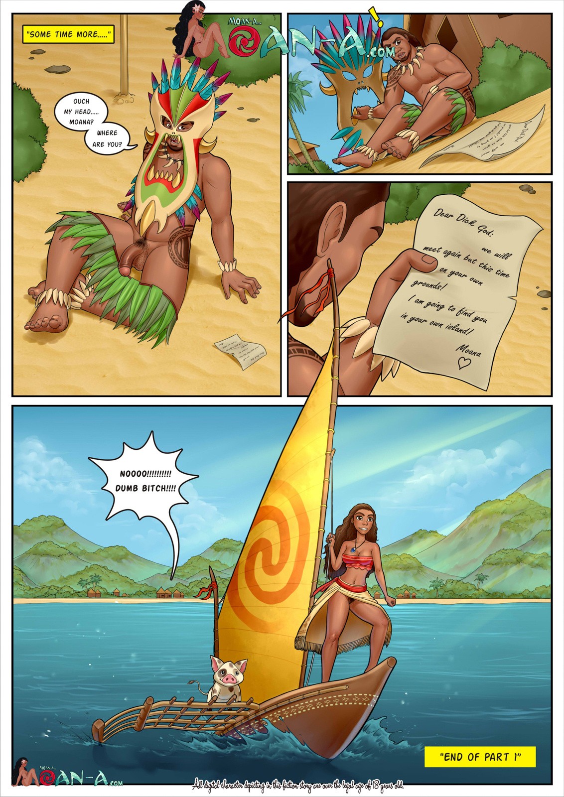 Moan-a - Moan Island porn comic picture 13