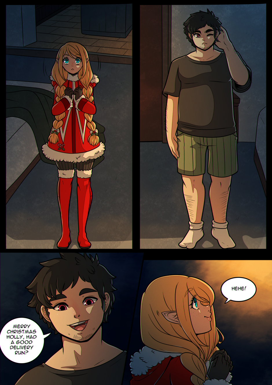 A Holly Holidays porn comic picture 6