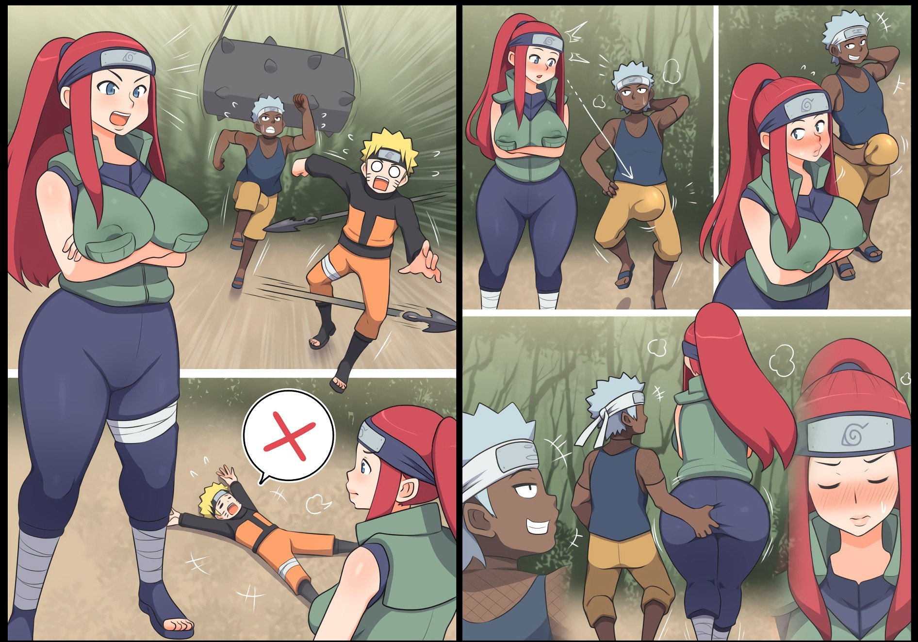 Kushina Training Session porn comic picture 1