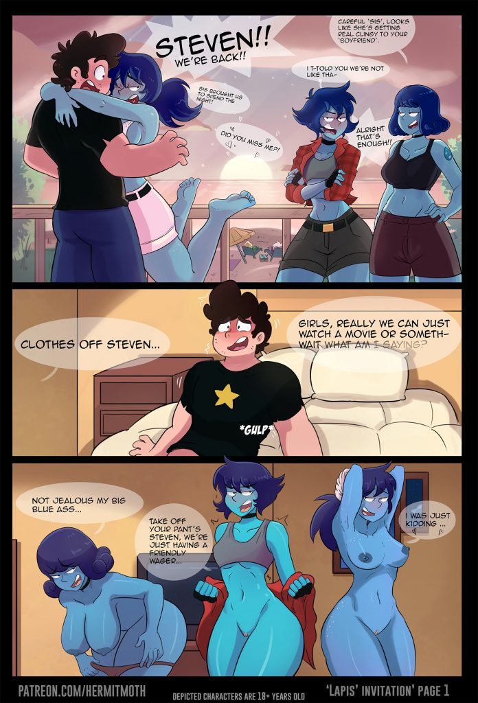 Lapis Invitation porn comic picture 1