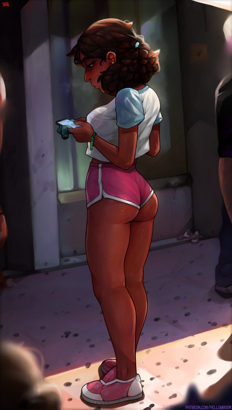 Short shorts college Connie porn comic picture 6