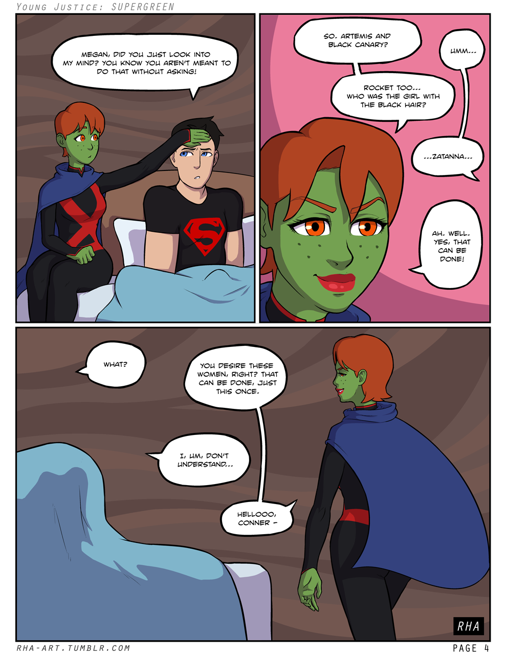 Young Justice - Supergreen porn comic picture 5