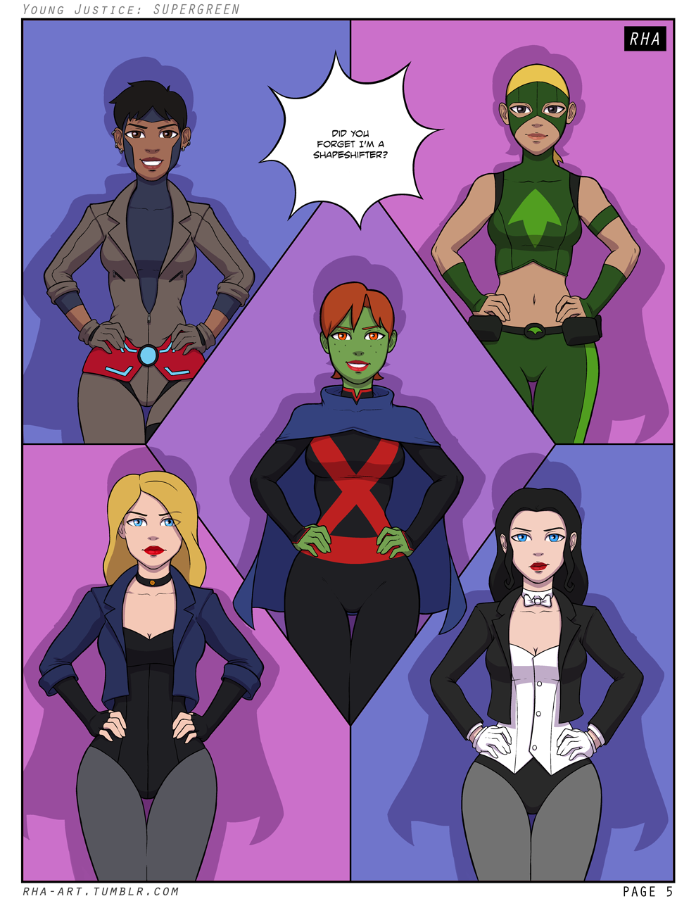 Young Justice - Supergreen porn comic picture 6