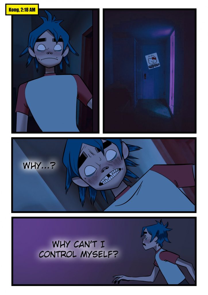 2D and Noodle porn comic picture 1