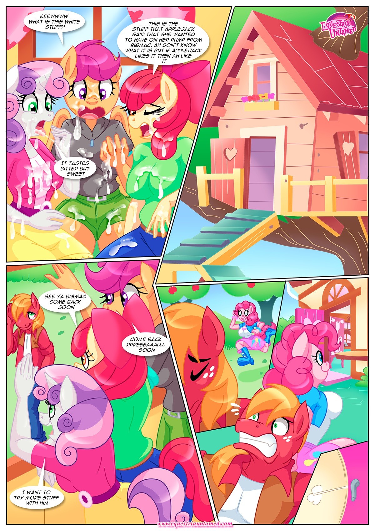 Applejack's secret is out! porn comic picture 12