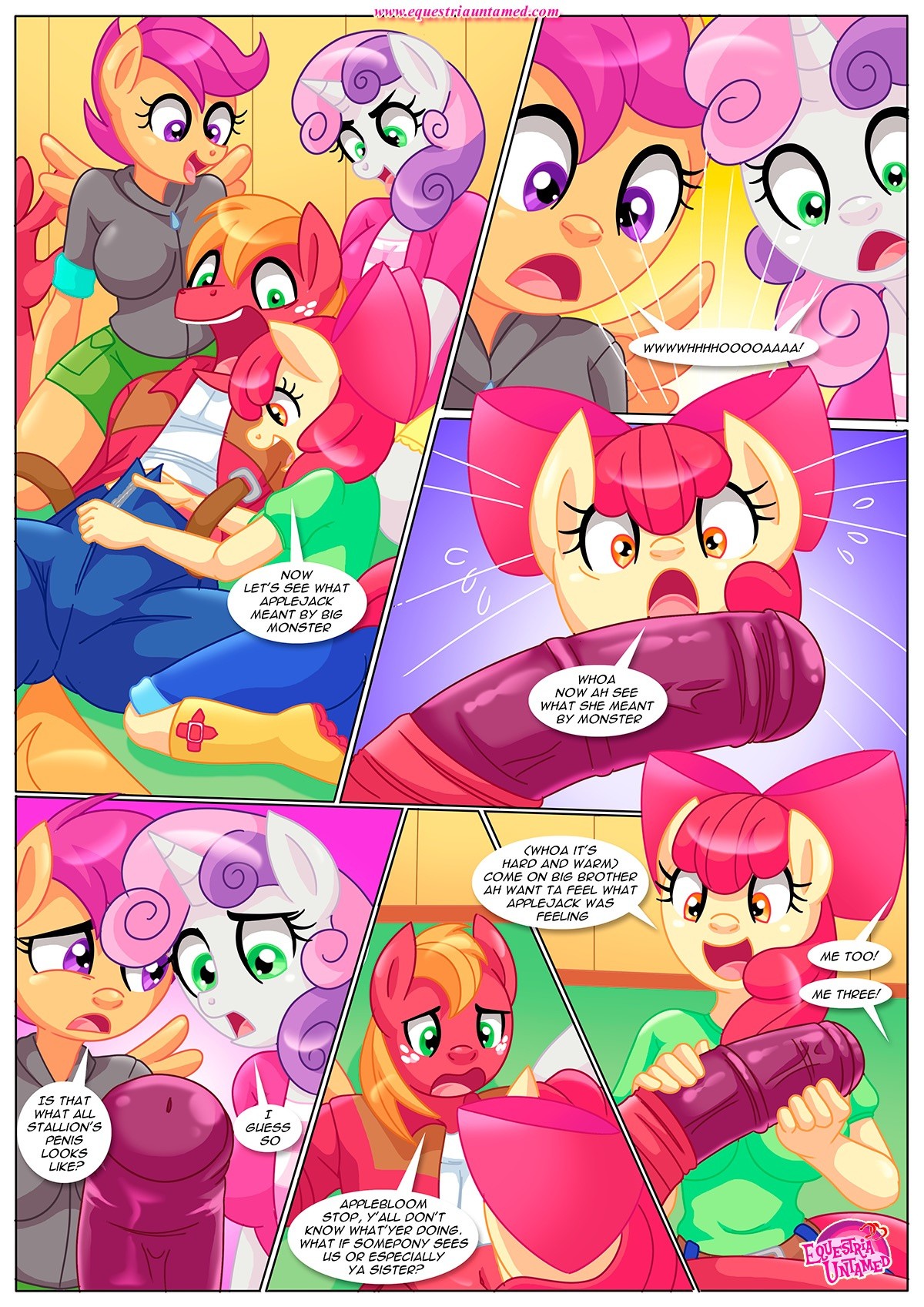 Applejack's secret is out! porn comic picture 9