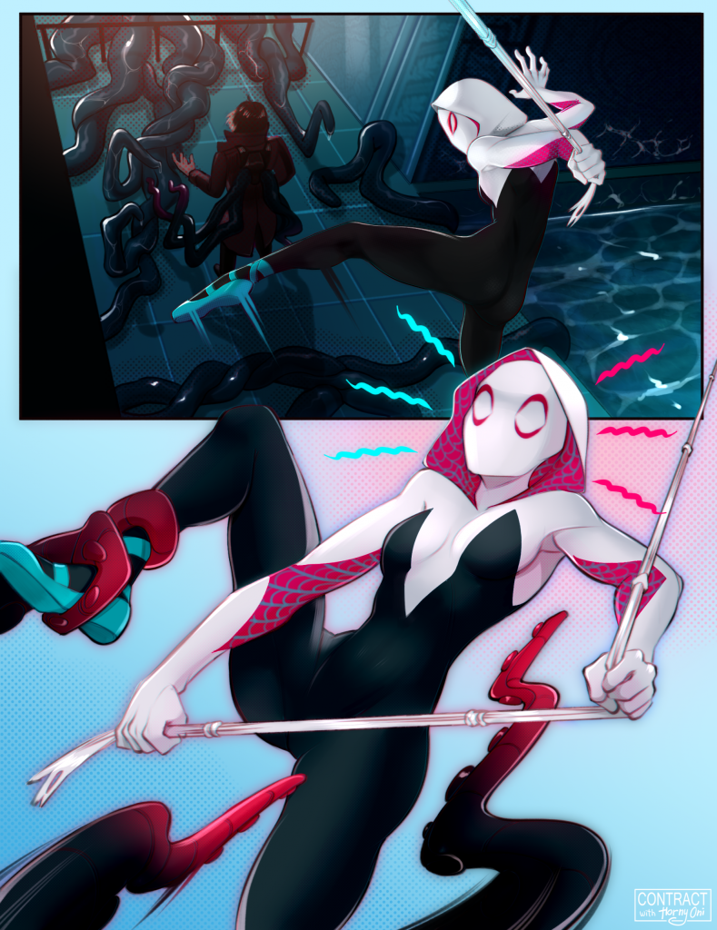 Contract with Spider-Gwen porn comic picture 1