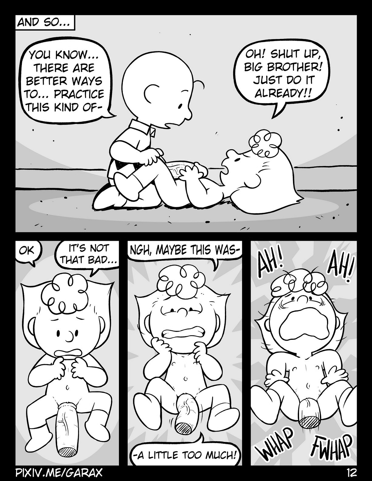 You are a (Sister) Fucker, Charlie Brown porn comic picture 13