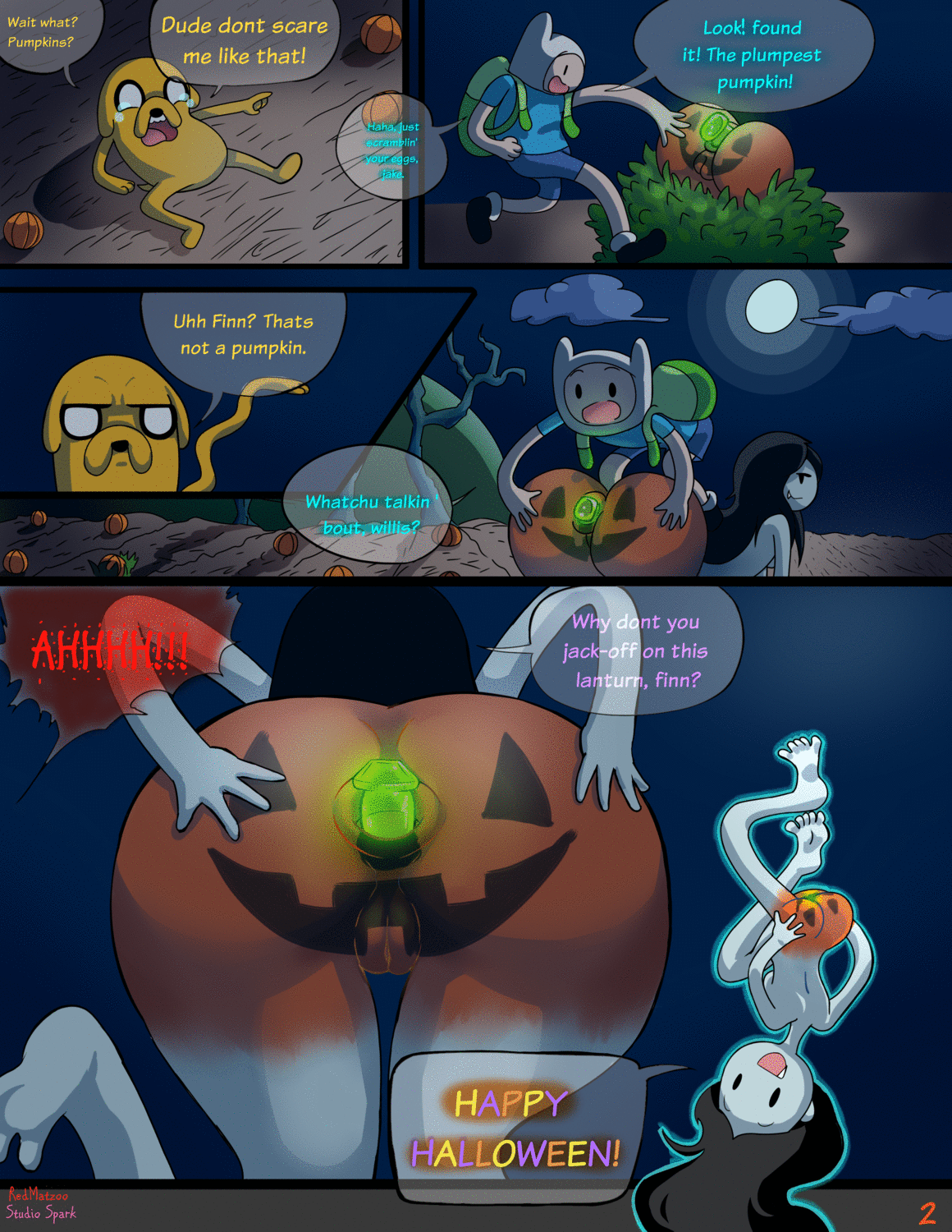 Adventure Time Halloween porn comic picture 2