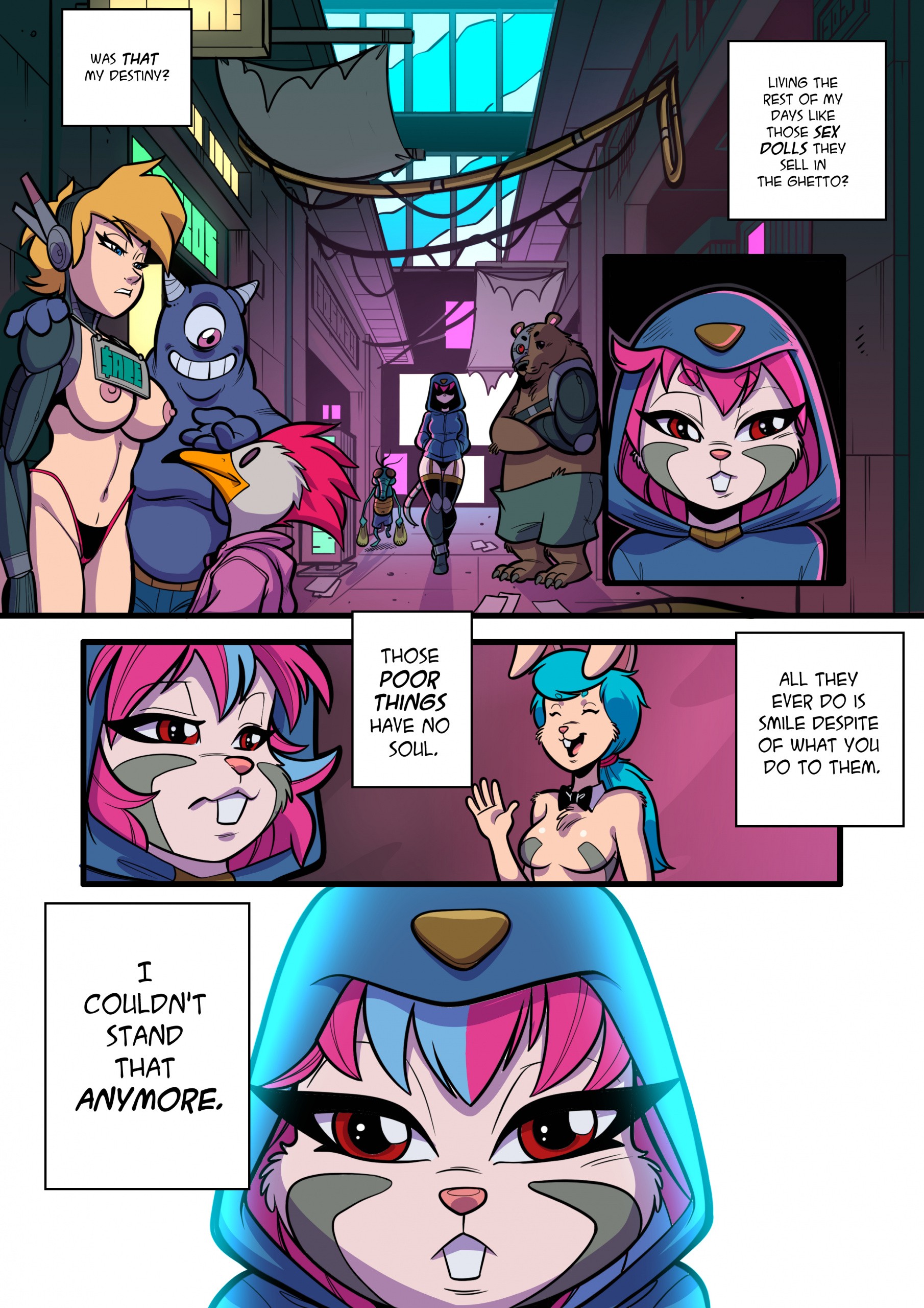 Cybermouse Kim porn comic picture 5