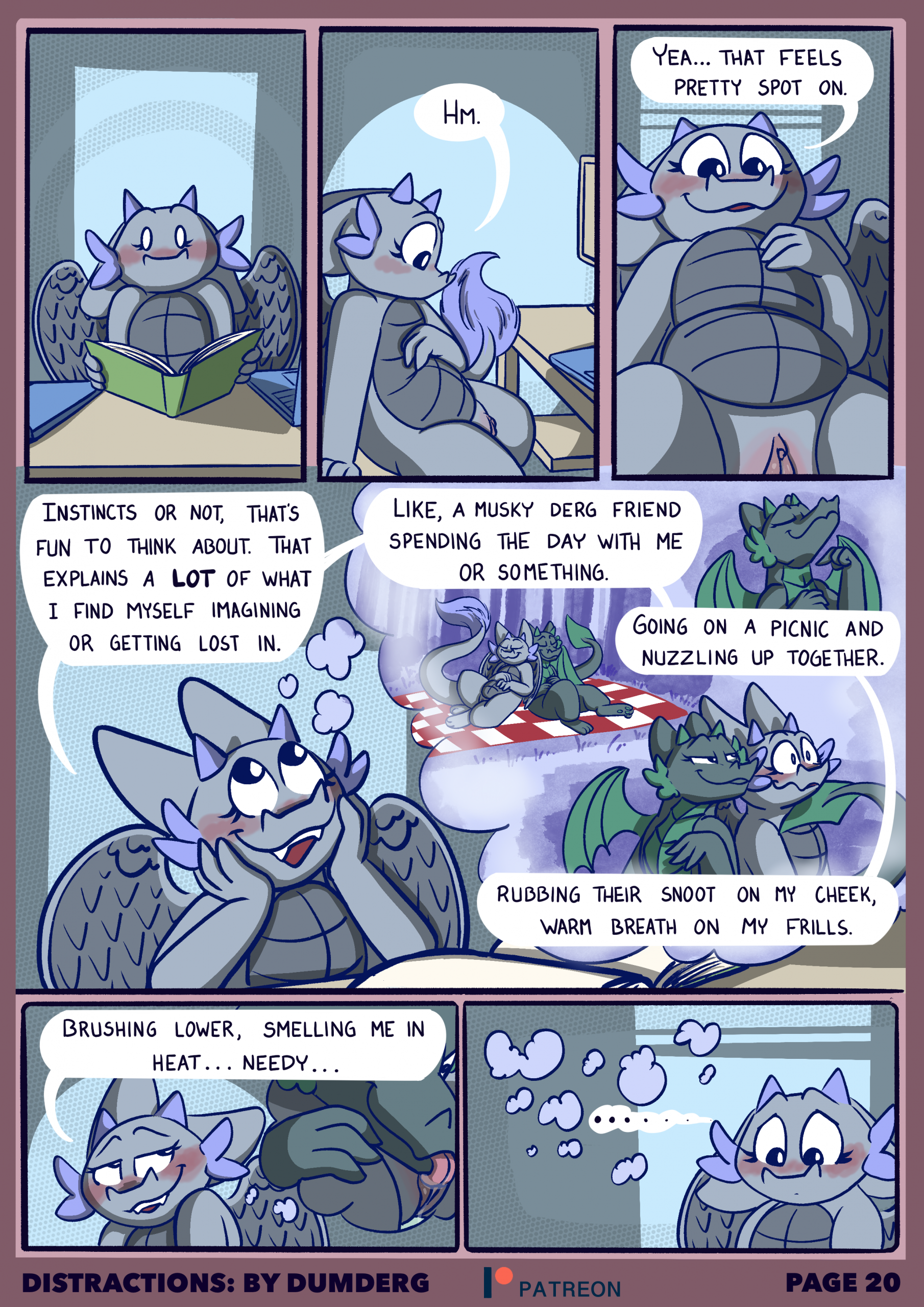 Distractions - DumDerg porn comic picture 21