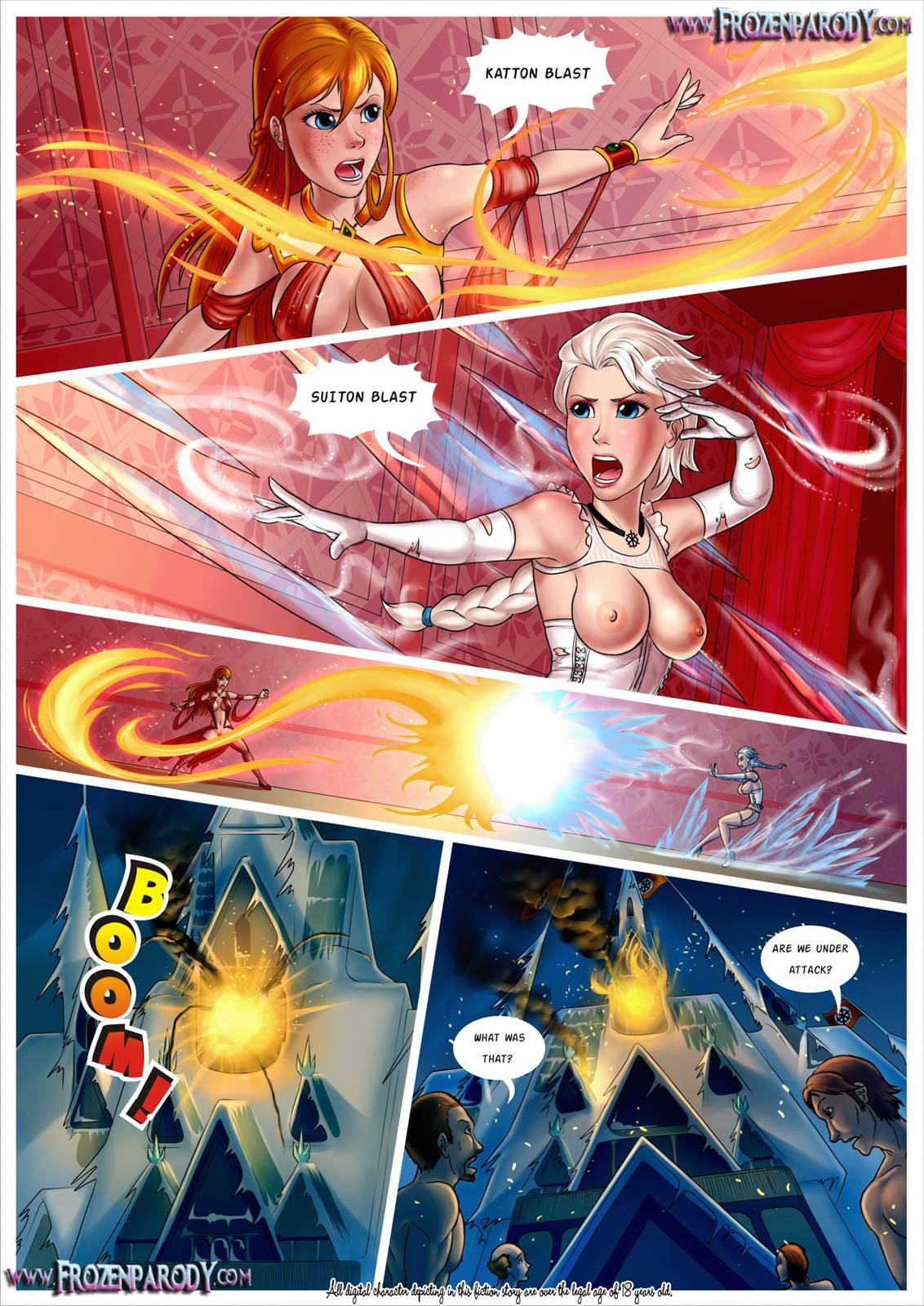 Frozen Parody 4 porn comic picture 5