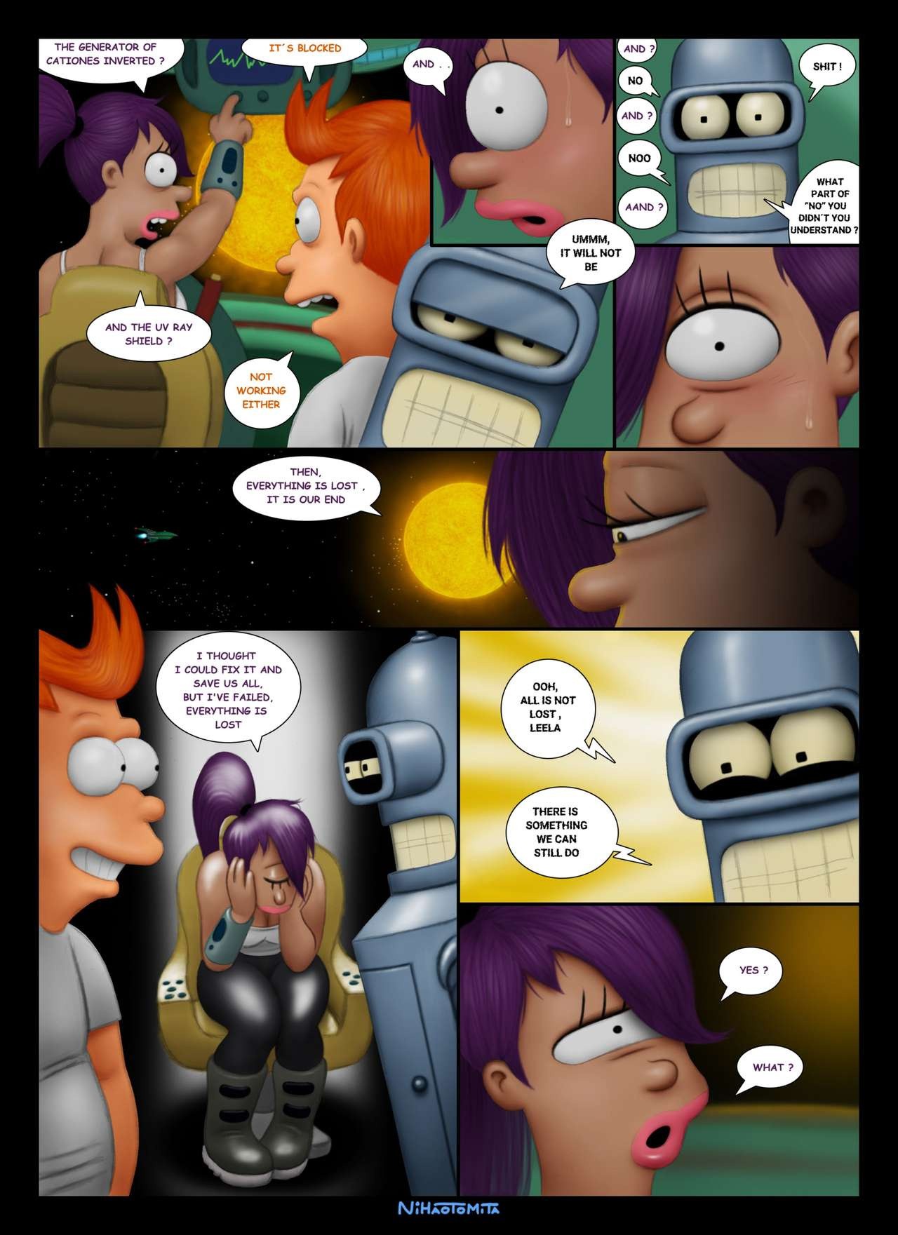 Futurama - An indecent proposition porn comic picture 4