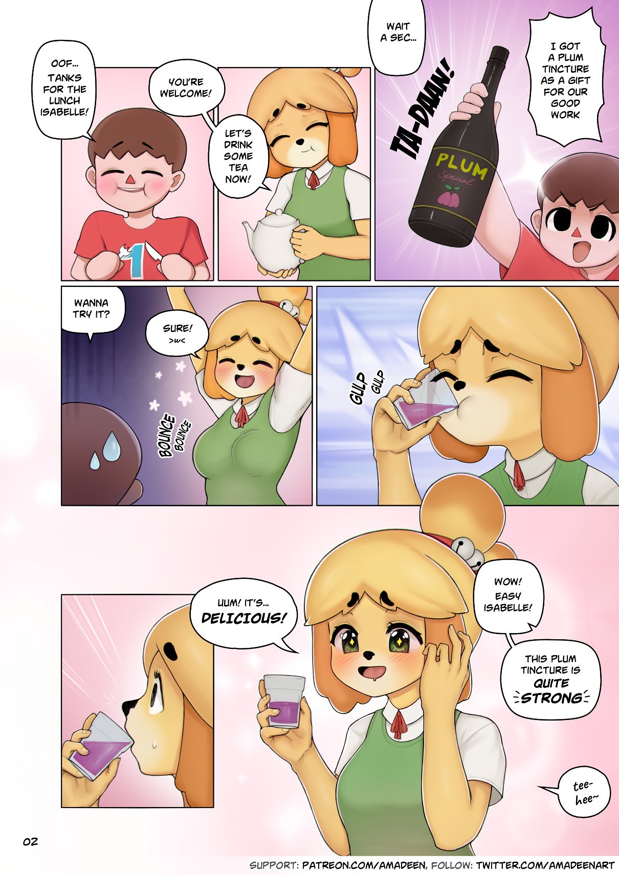 Isabelle's Lunch Incident porn comic picture 3