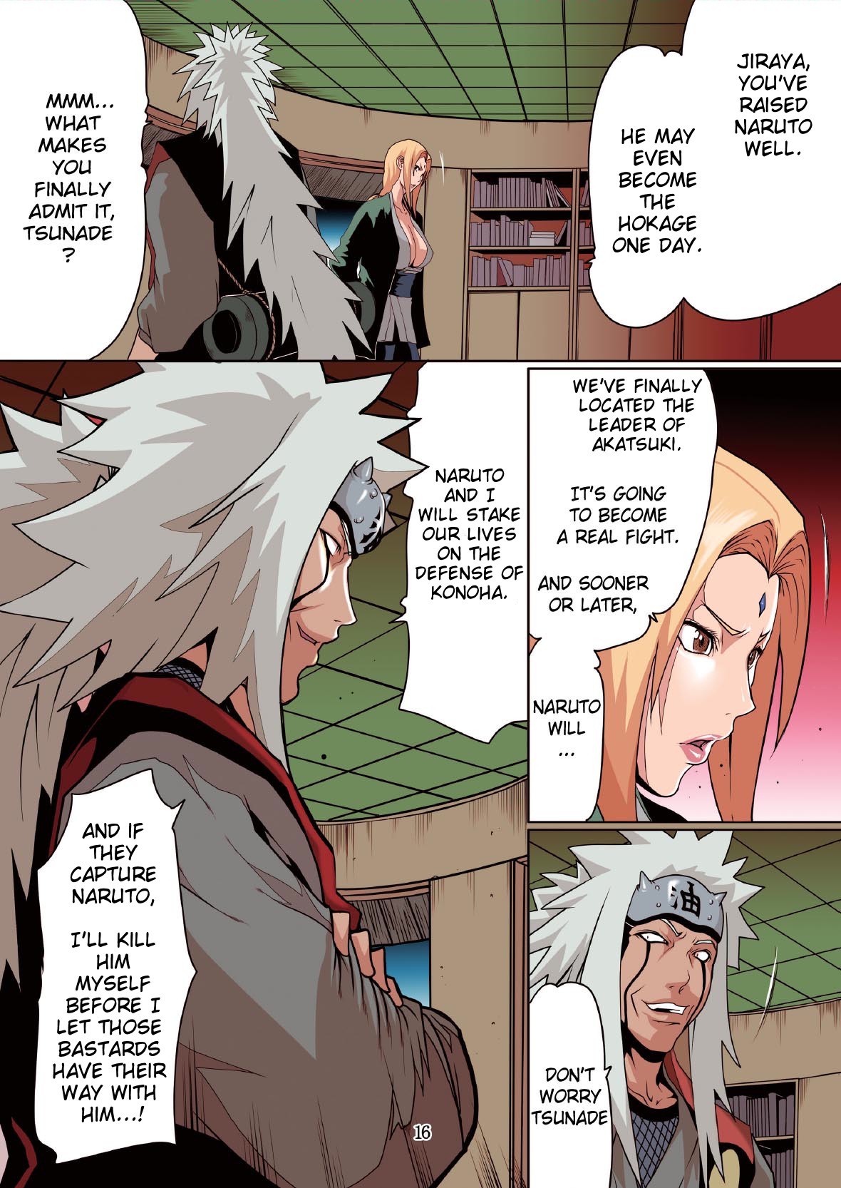 Jiraiya x Tsunade porn comic picture 4