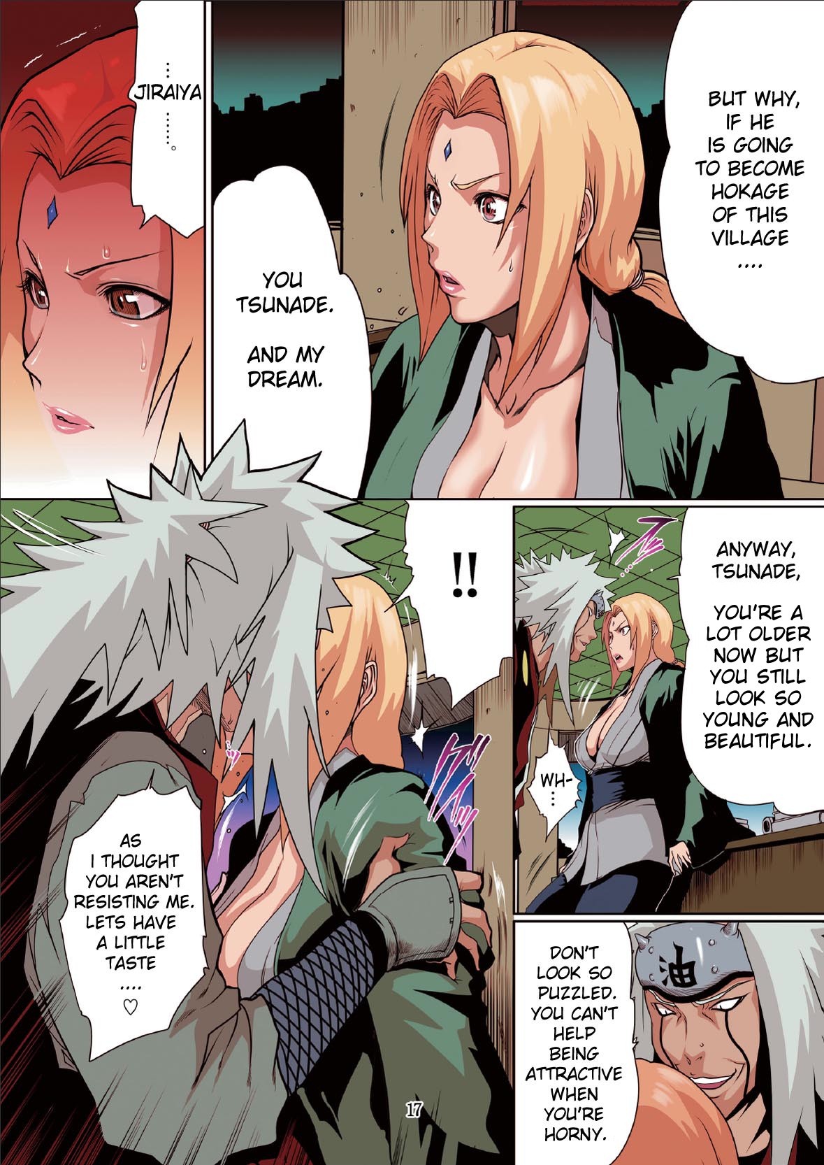 Jiraiya x Tsunade porn comic picture 5