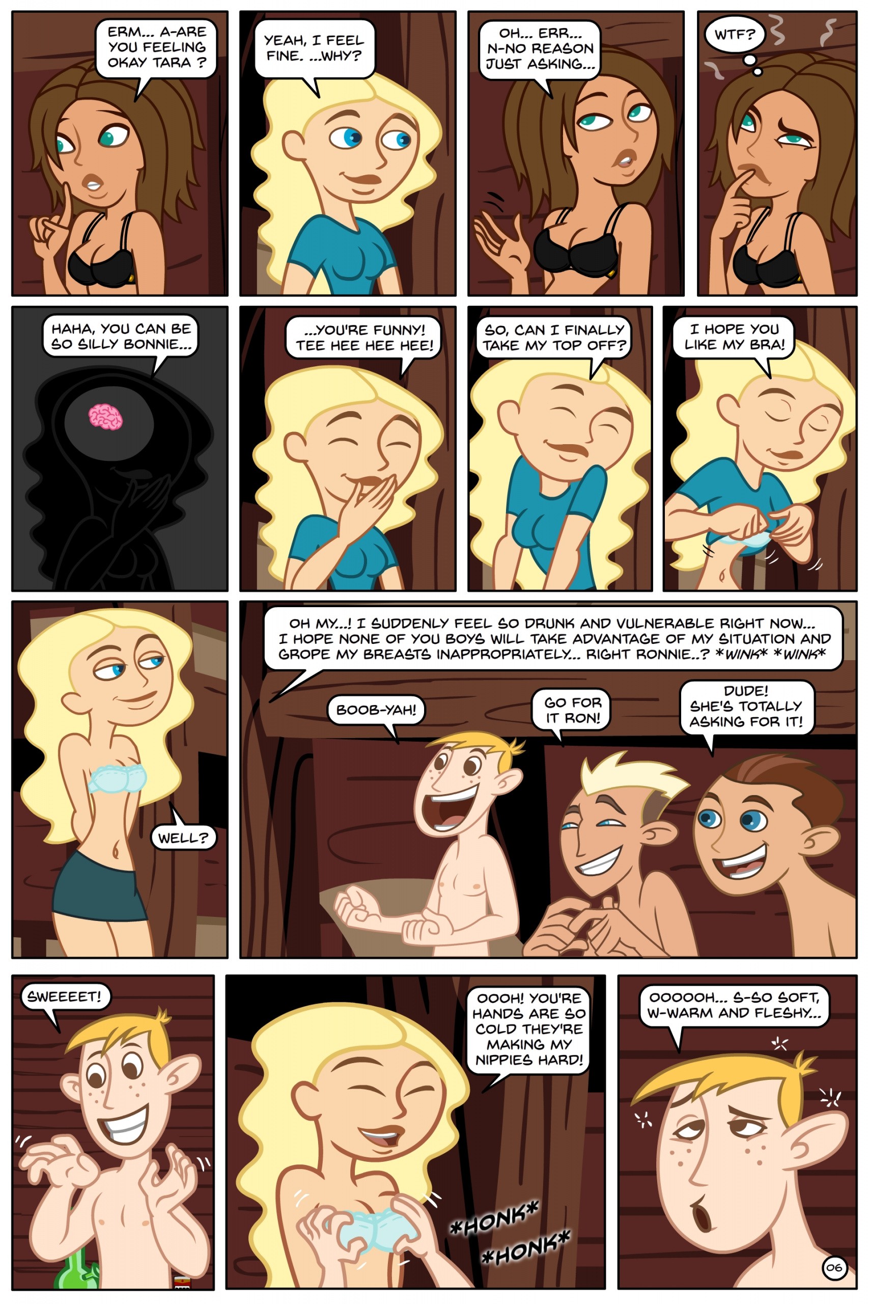 Kim Possible Spin, Sip & Strip! porn comic picture 7