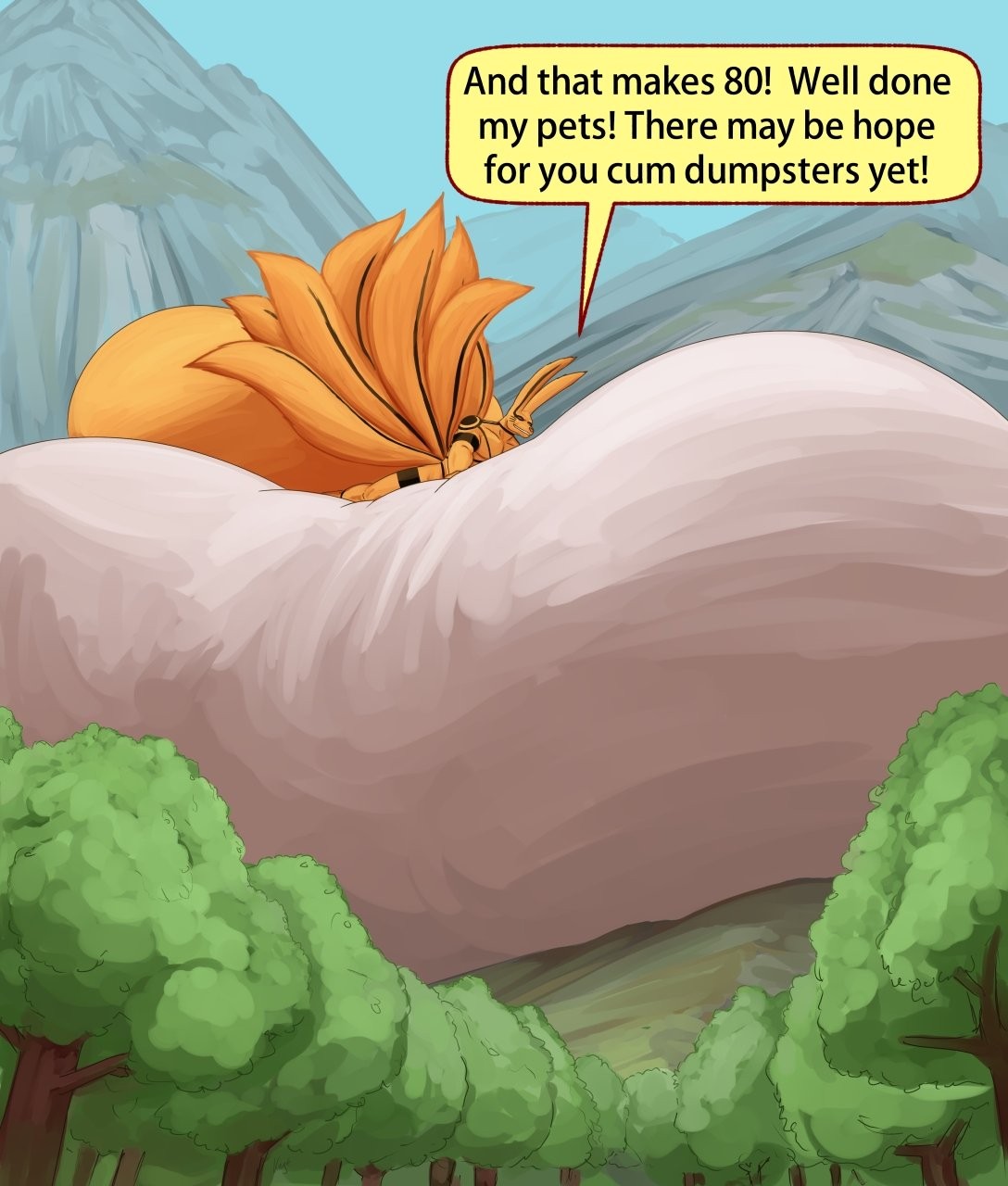 Kurama`s relaxation 2 porn comic picture 28