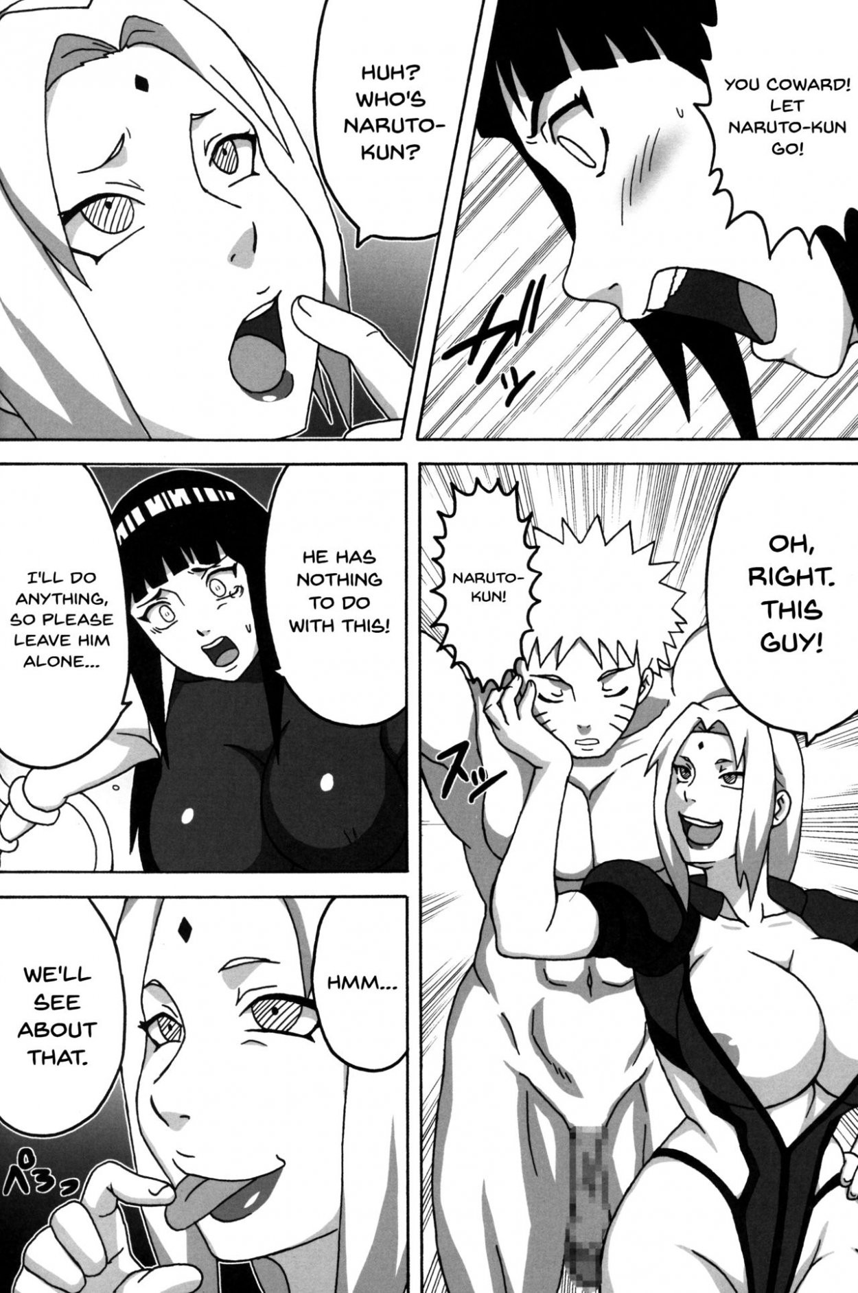 Lewd Demon Ninja Hinata porn comic picture 3