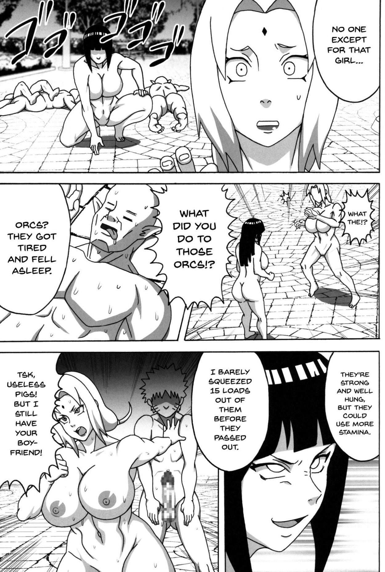 Lewd Demon Ninja Hinata porn comic picture 36