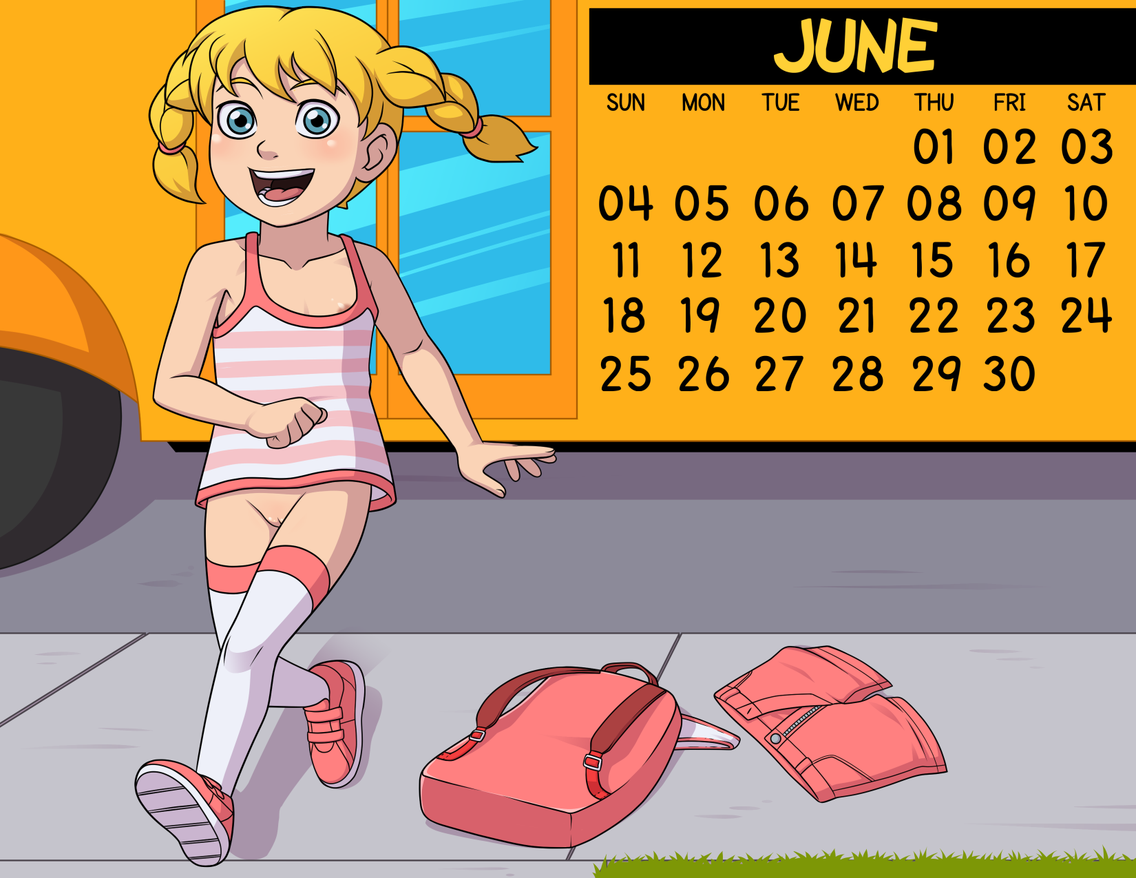 Loli Club Calendar 2017 porn comic picture 7