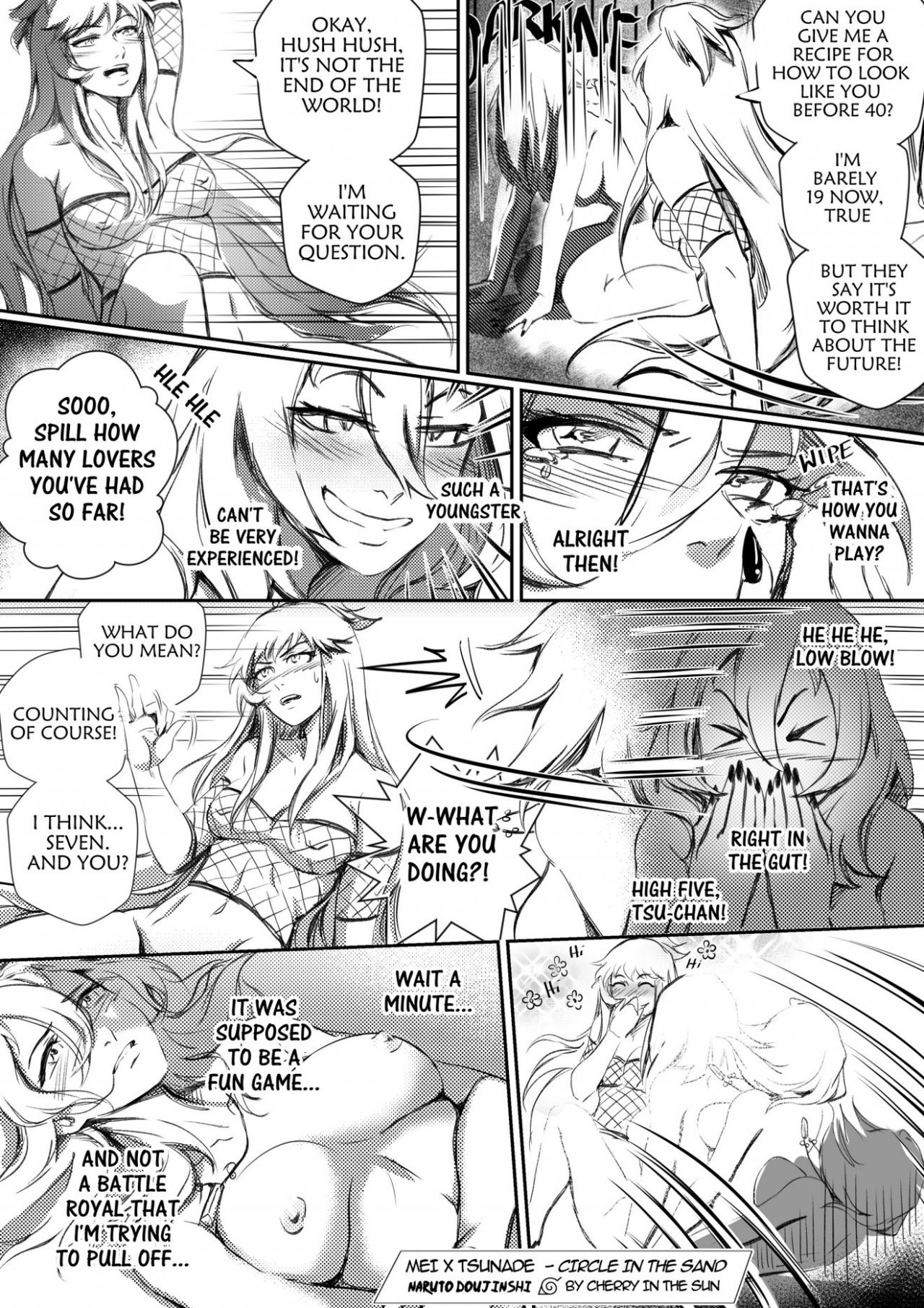 Mei x Tsunade - Circle in the Sand porn comic picture 105