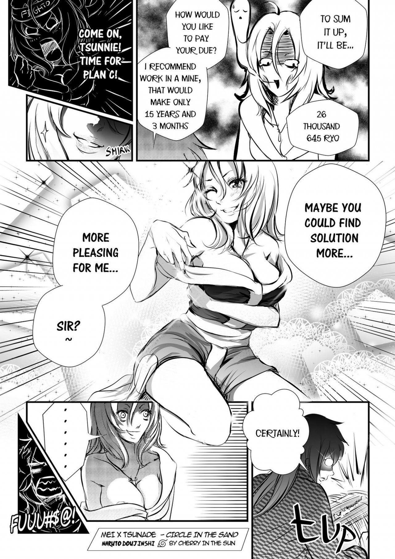 Mei x Tsunade - Circle in the Sand porn comic picture 12