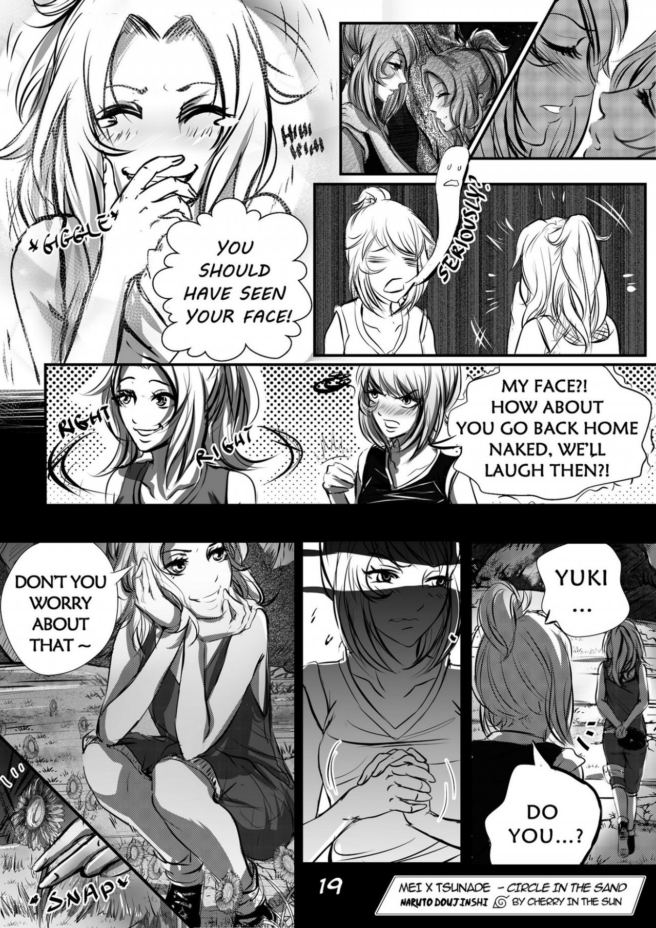 Mei x Tsunade - Circle in the Sand porn comic picture 20