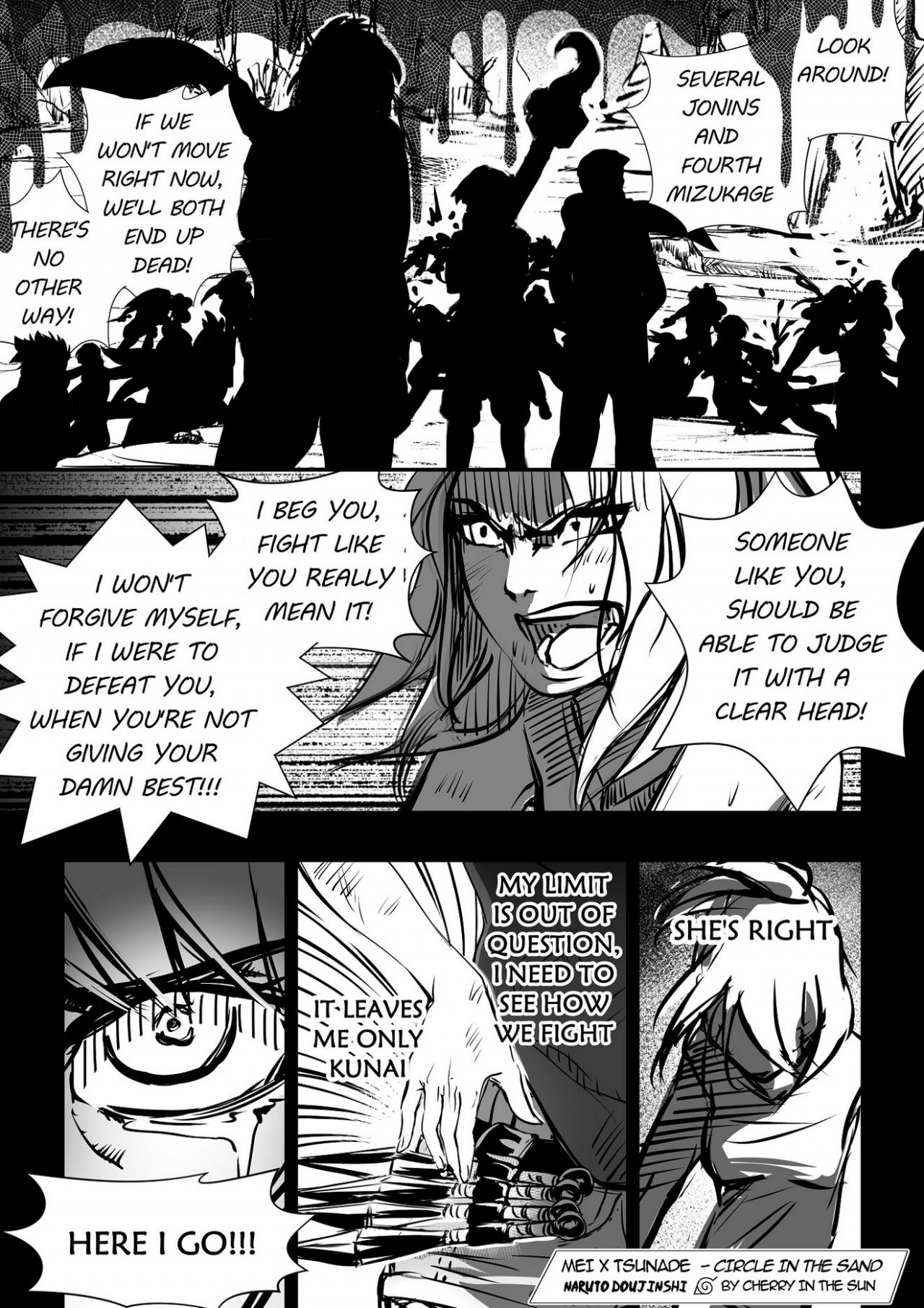 Mei x Tsunade - Circle in the Sand porn comic picture 30