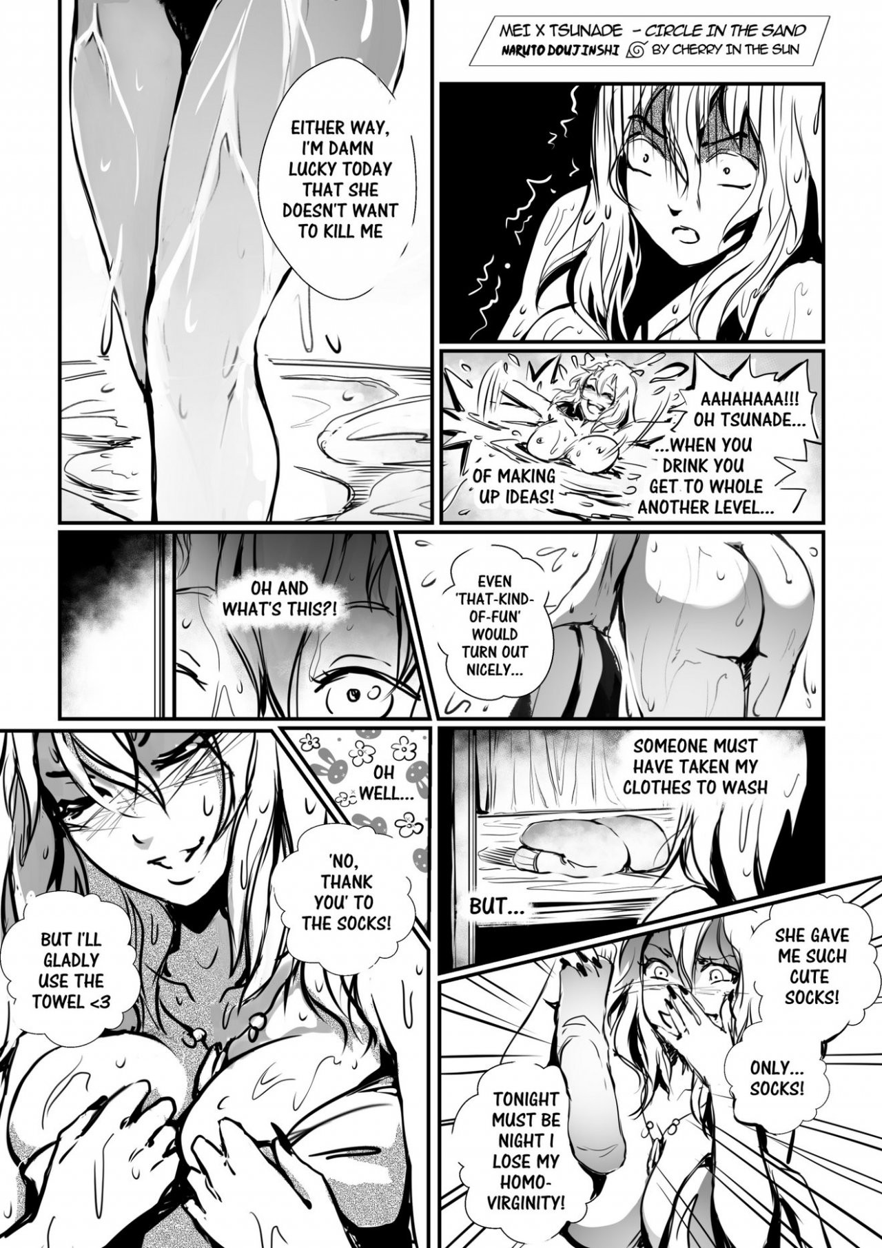 Mei x Tsunade - Circle in the Sand porn comic picture 55